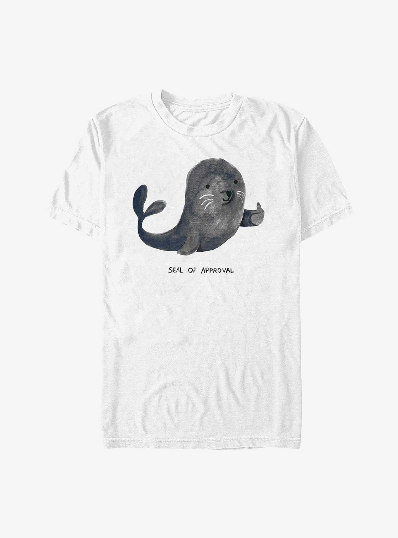 Seal Of Approval T-Shirt, WHITE, hi-res