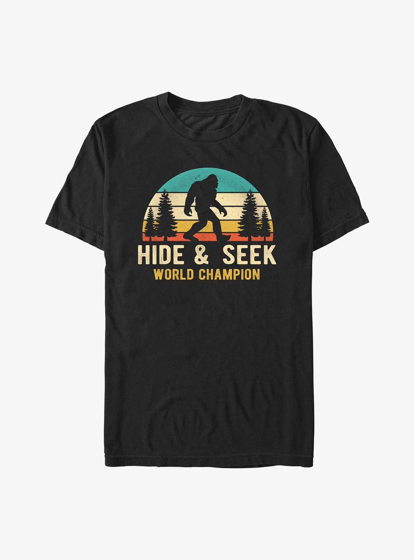 Bigfoot Hide And Seek World Champion T-Shirt, , hi-res