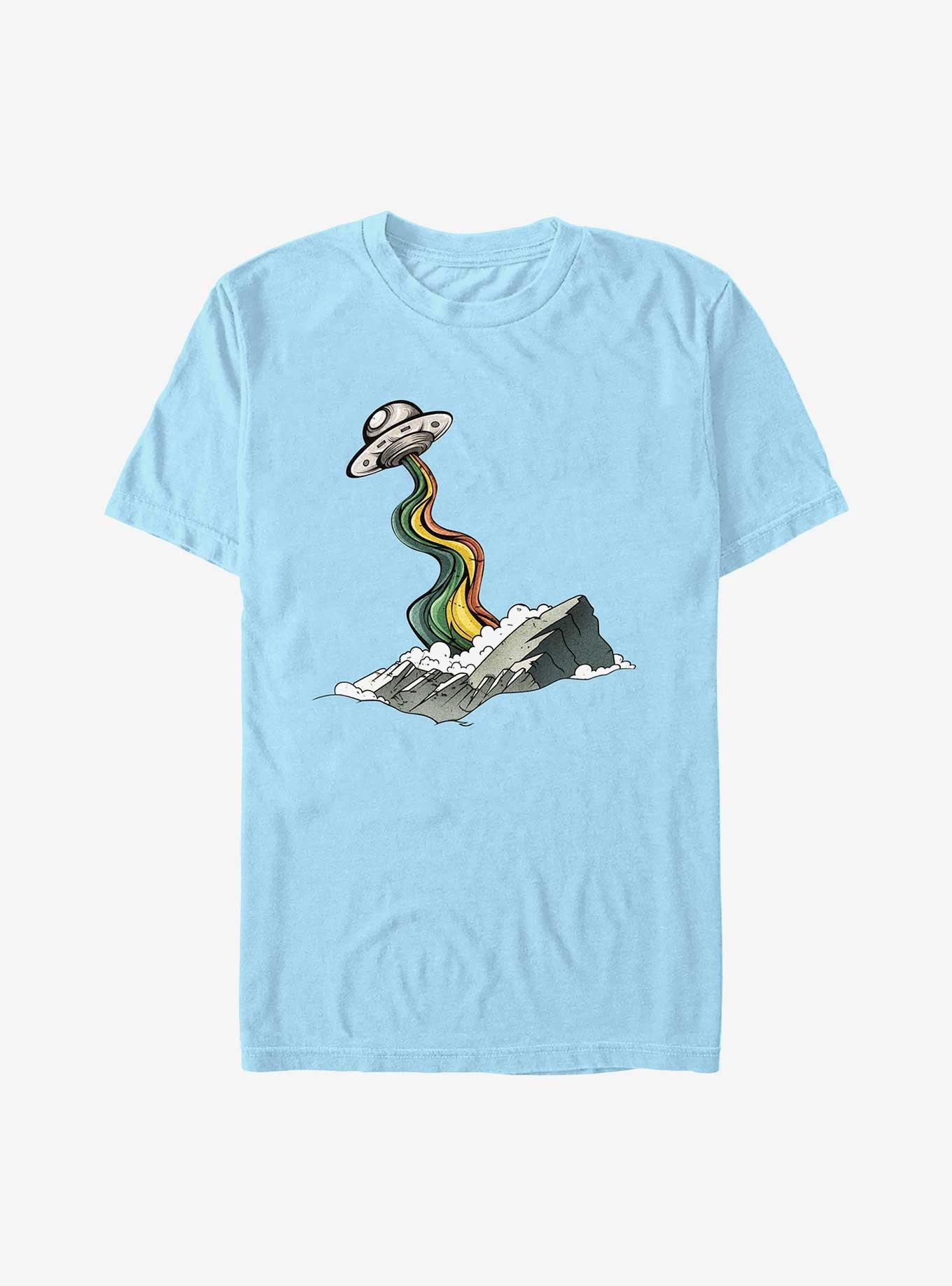 Stealing Rainbow T-Shirt, LT BLUE, hi-res