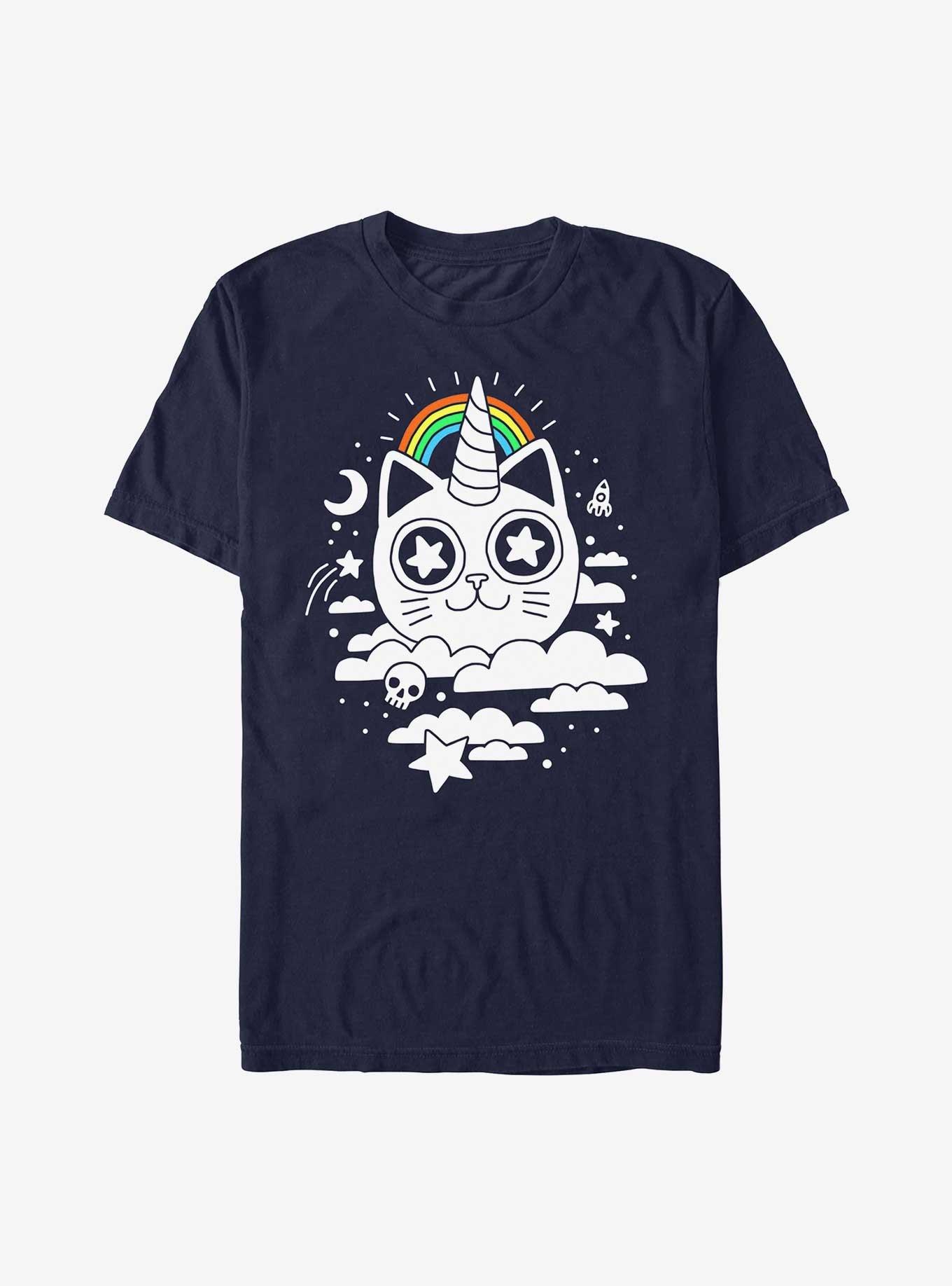 This Is Your Cat On Catnip T-Shirt, NAVY, hi-res