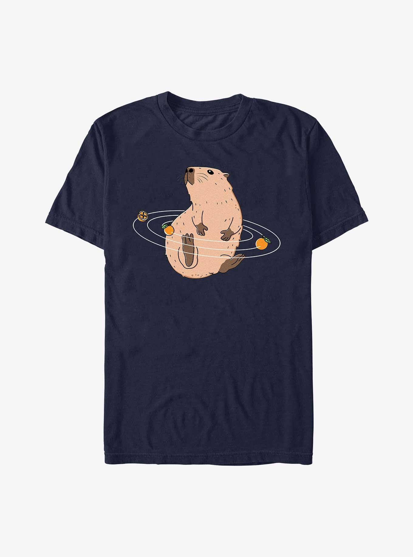 Capybara Solar System T-Shirt, , hi-res