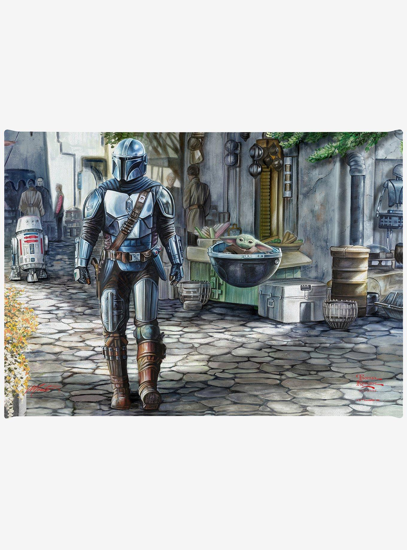 Star Wars The Mandalorian A Welcome Sight Gallery Wrapped Canvas, , hi-res