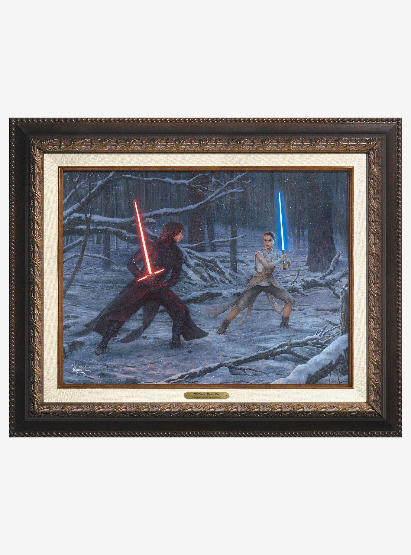 Star Wars The Duel: Rey Vs. Ren Canvas Classics, , hi-res