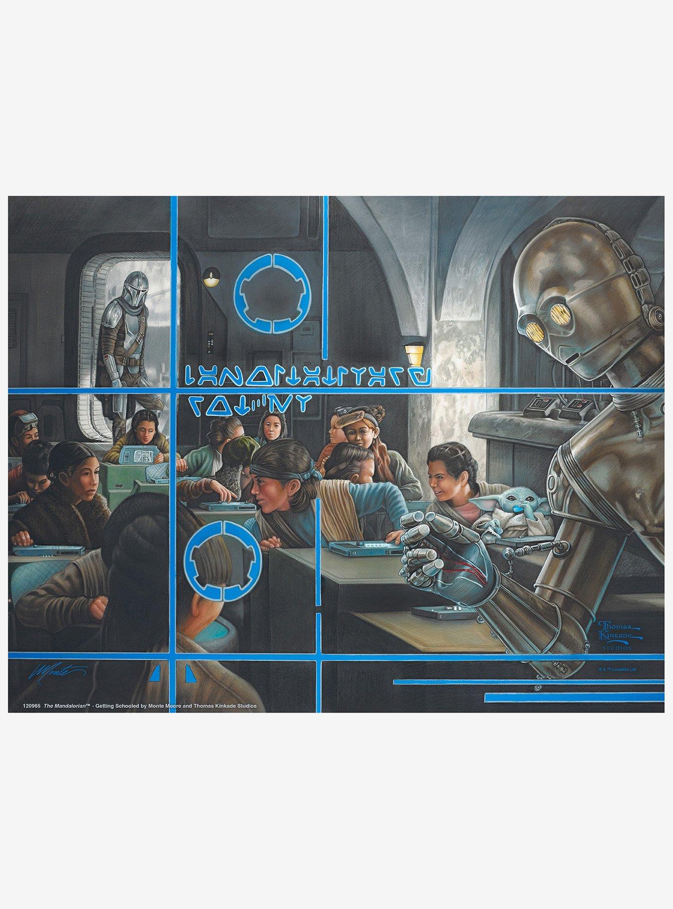 Star Wars The Mandalorian Getting Schooled Art Print, , hi-res