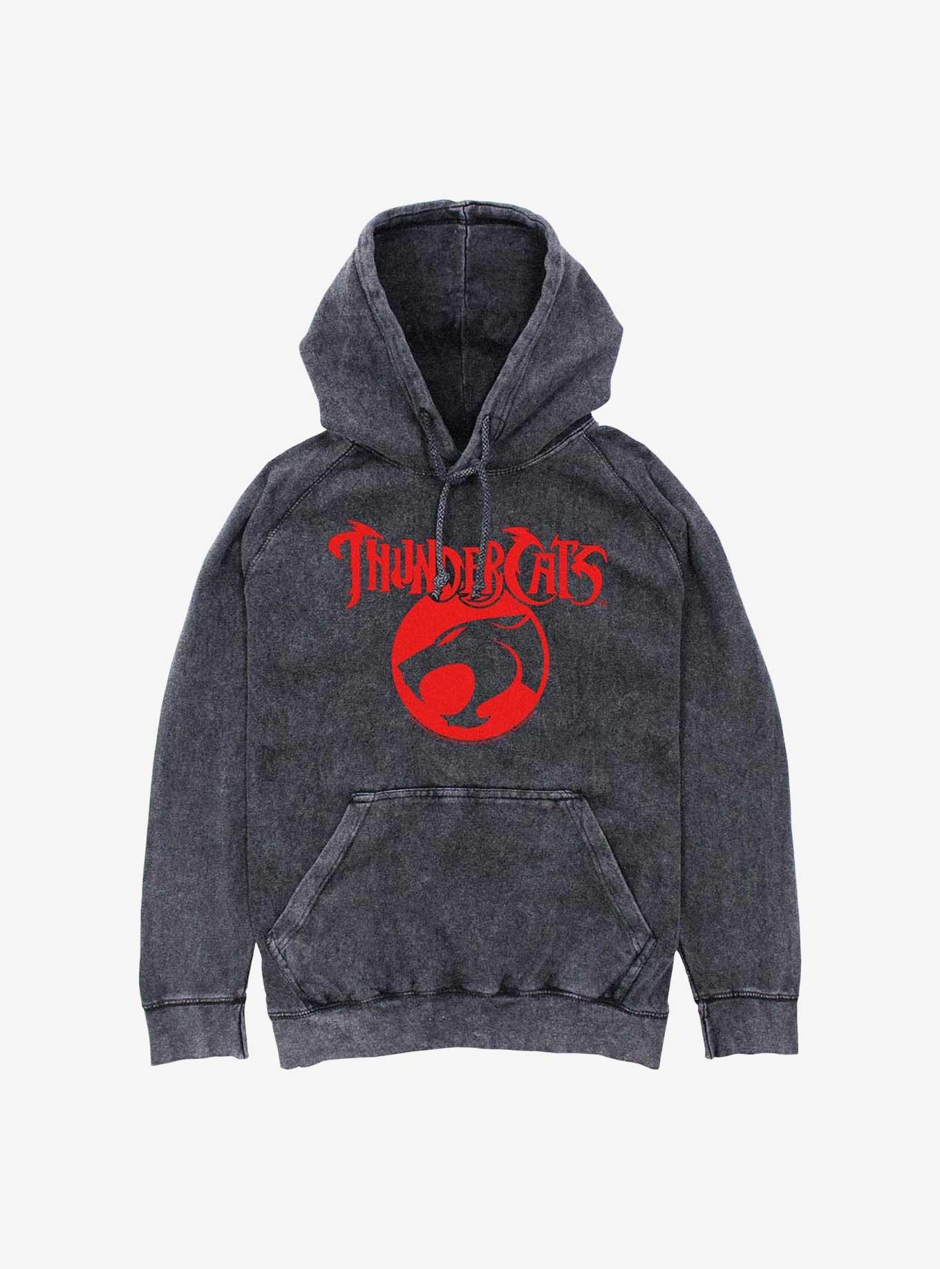 ThunderCats Logo Rearranged Mineral Wash Hoodie, , hi-res