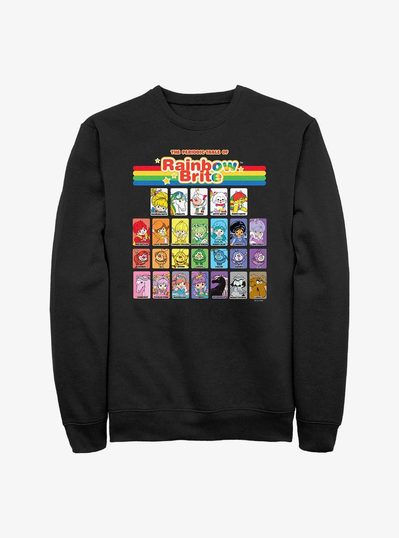 Rainbow Brite Table Of Color Sweatshirt, , hi-res