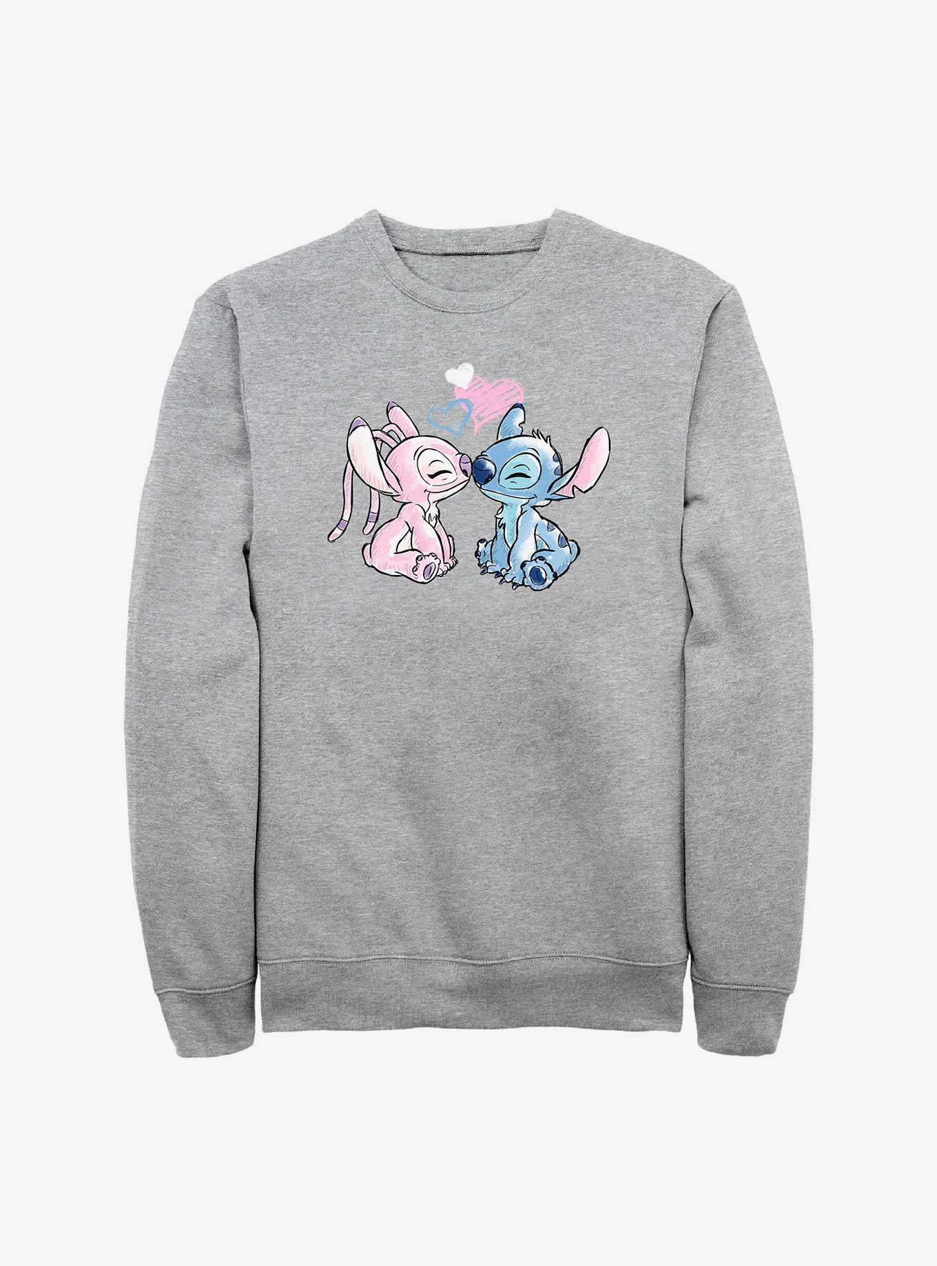 Disney Lilo & Stitch Angel Kiss Sweatshirt, , hi-res