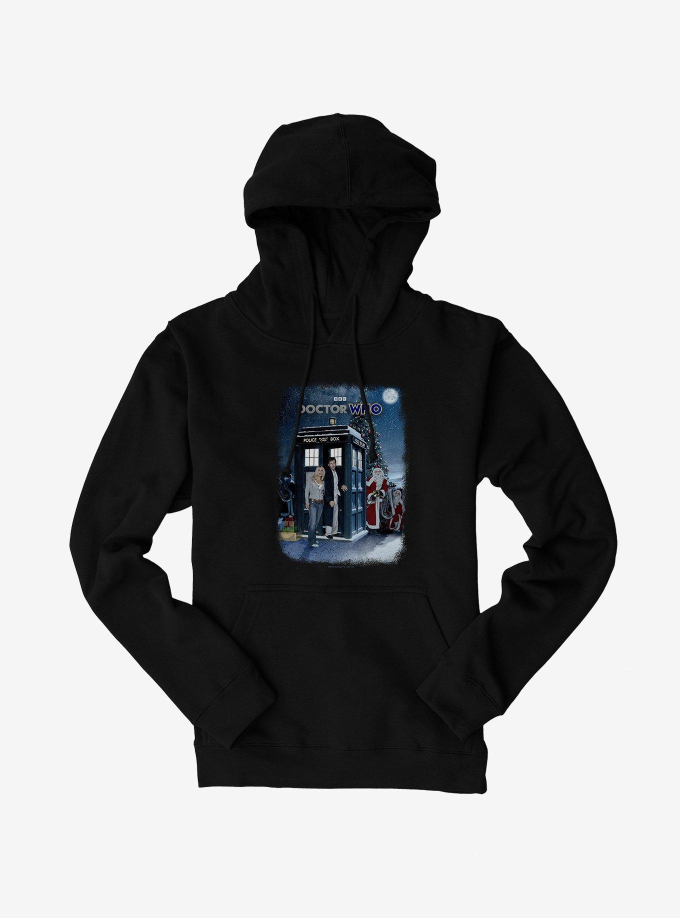 Doctor Who The Christmas Invasion Hoodie, BLACK, hi-res