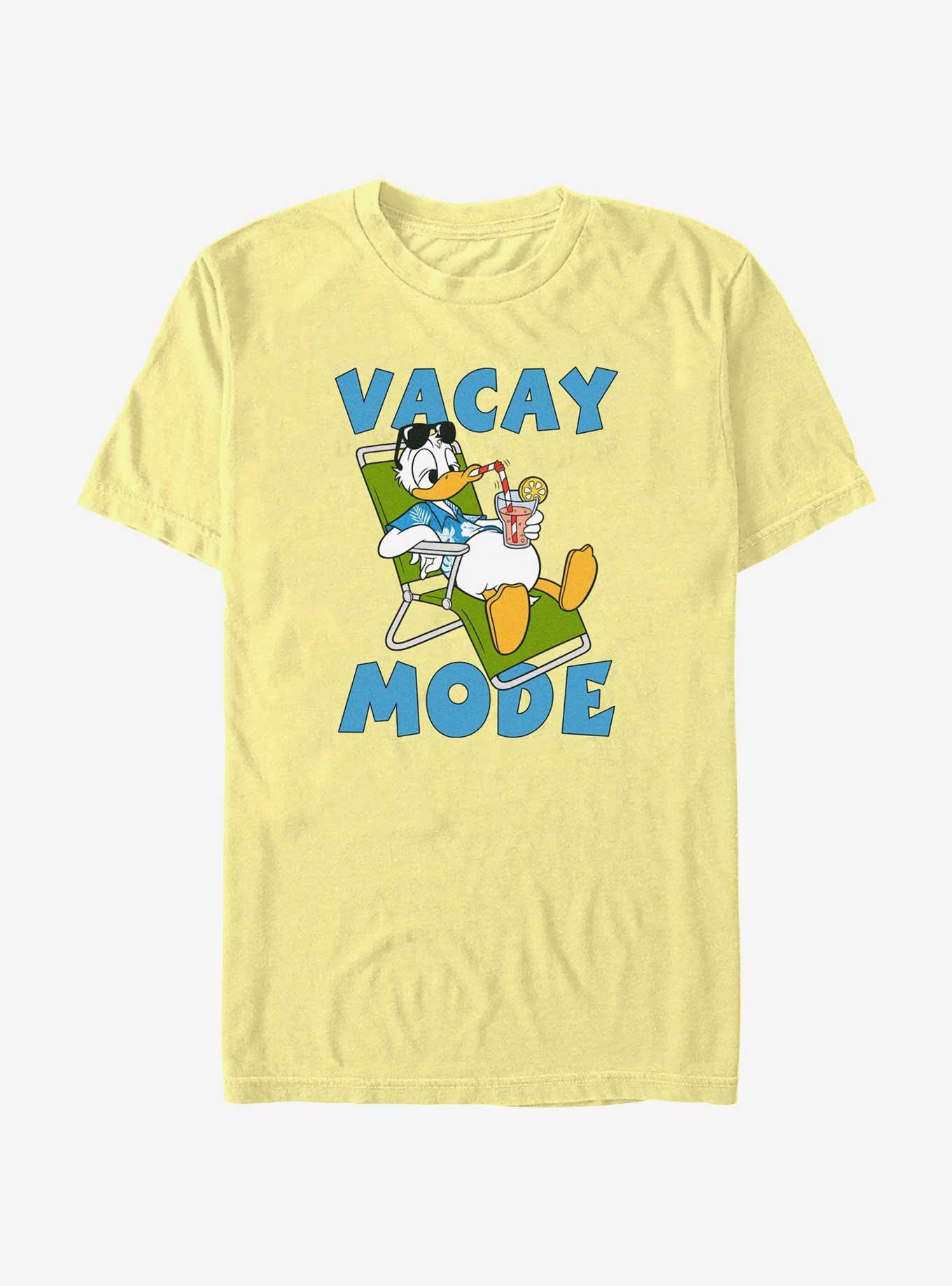 Disney Mickey Mouse Donald Vacay Mode T-Shirt, BANANA, hi-res