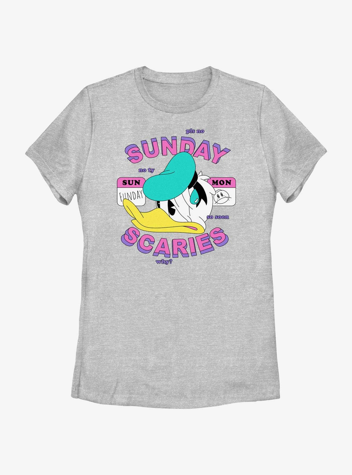 Disney Mickey Mouse Sunday Scaries Womens T-Shirt, ATH HTR, hi-res
