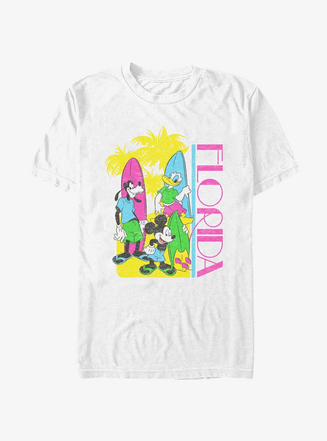 Disney Mickey Mouse Florida Vibes T-Shirt, WHITE, hi-res