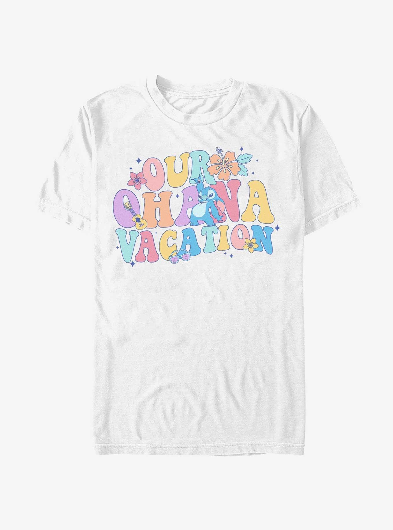 Disney Lilo & Stitch Ohana Vacay T-Shirt, WHITE, hi-res