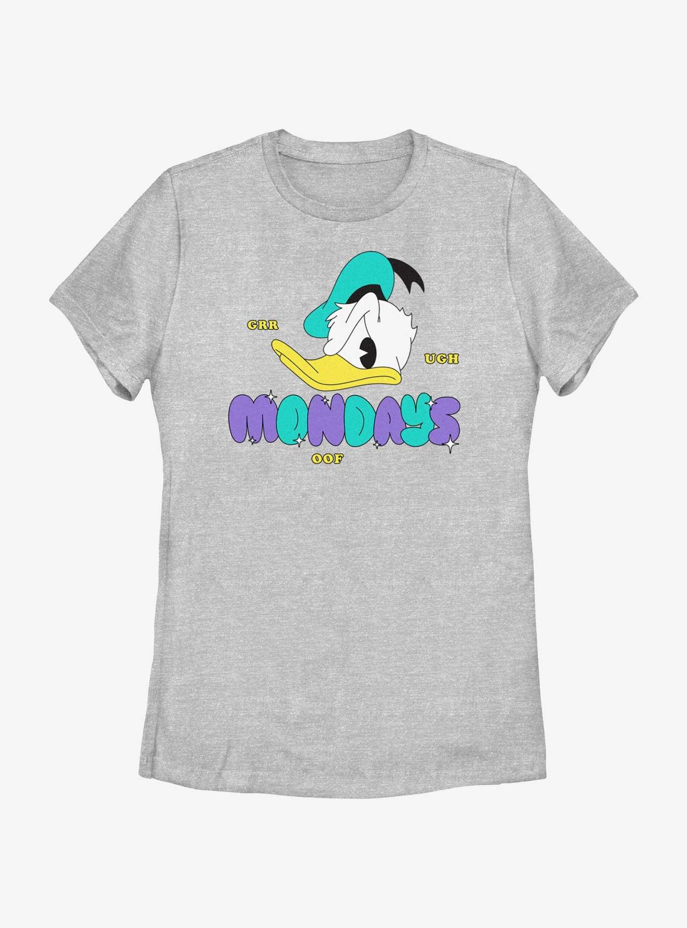 Disney Mickey Mouse Mondays Donald Womens T-Shirt, ATH HTR, hi-res