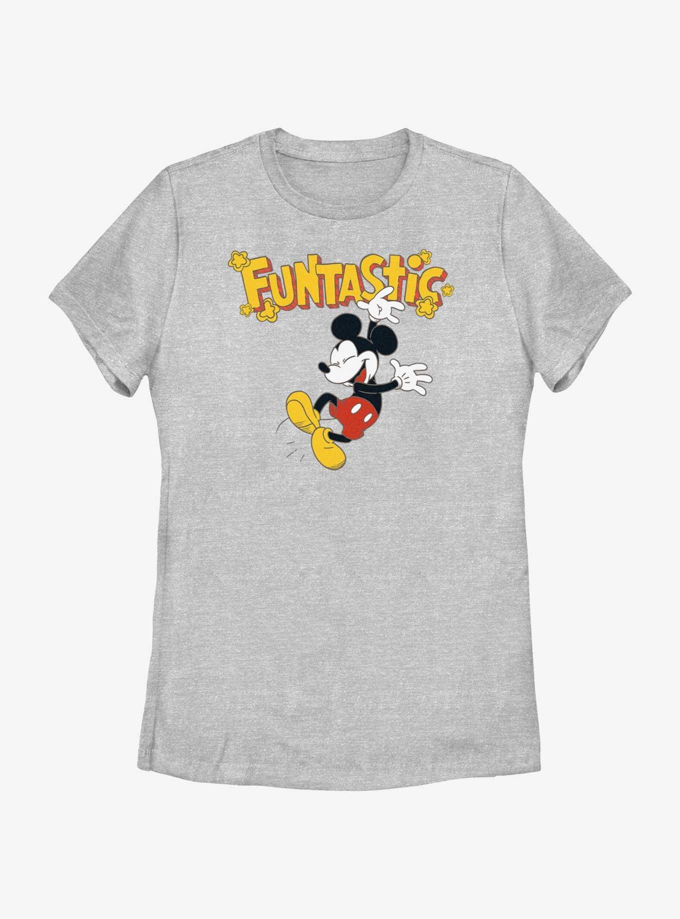 Disney Mickey Mouse Funtastic Womens T-Shirt, ATH HTR, hi-res