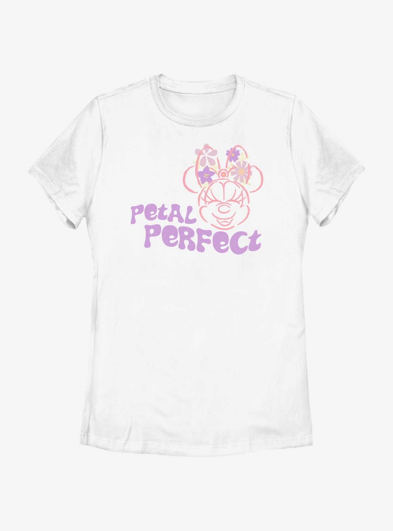 Disney Minnie Mouse Petal Perfect Womens T-Shirt, WHITE, hi-res