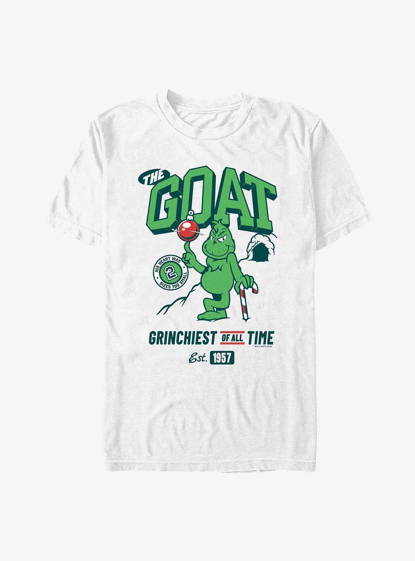 Dr Seuss Grinchiest Goat T-Shirt, WHITE, hi-res
