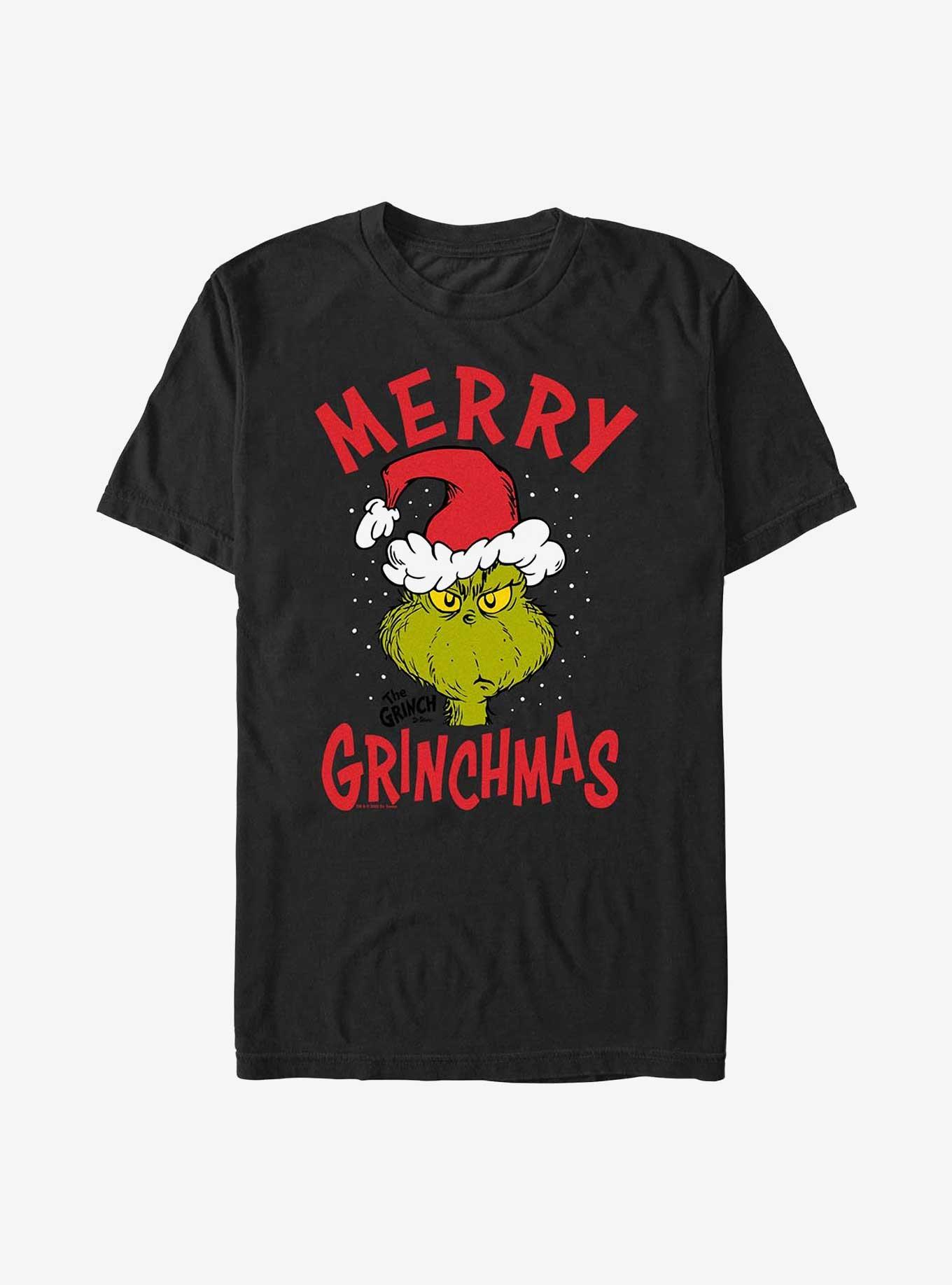 Dr Seuss Merry Grinchmas T-Shirt, , hi-res