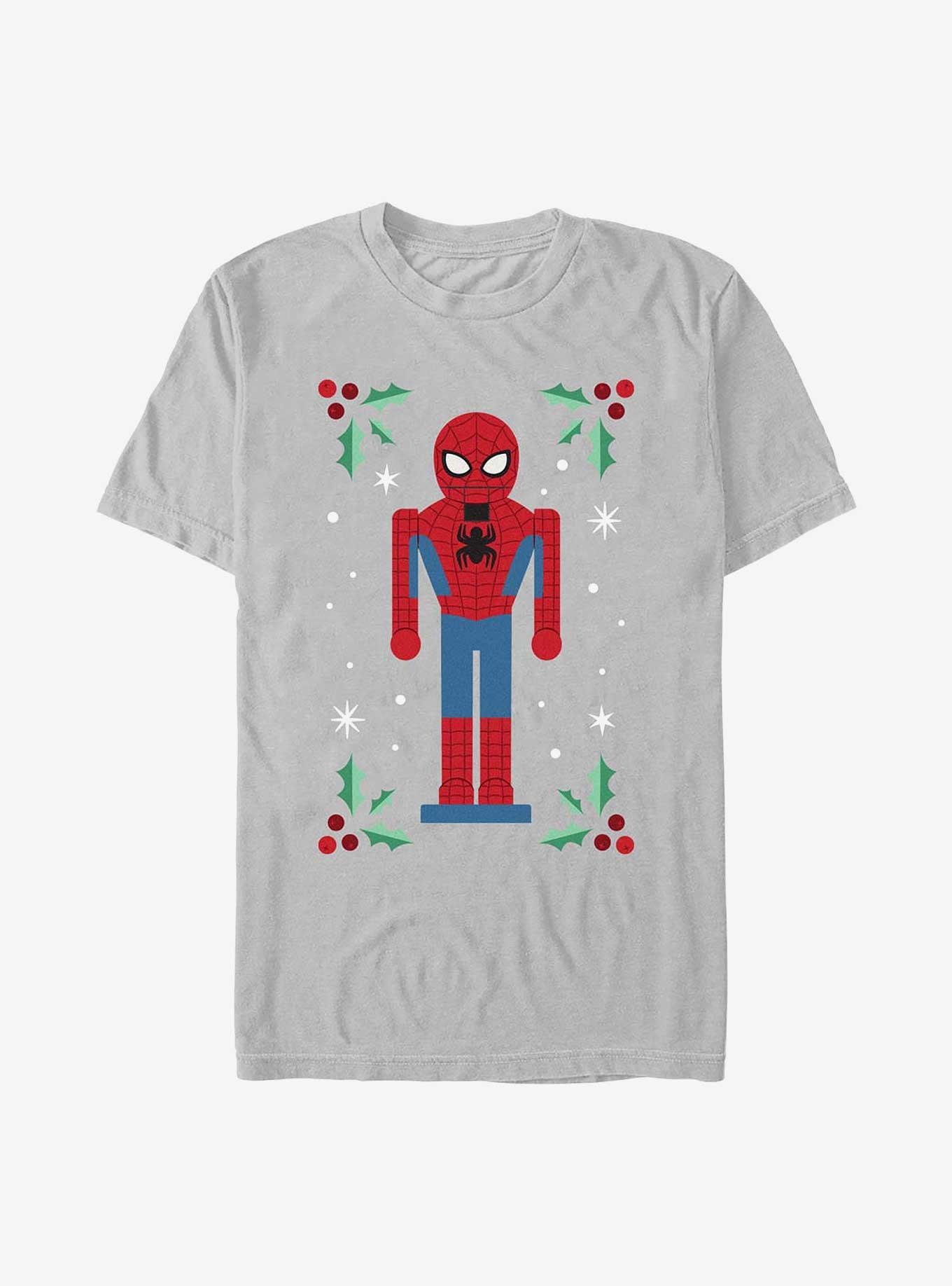 Marvel Spiderman Mistletoe T-Shirt, SILVER, hi-res