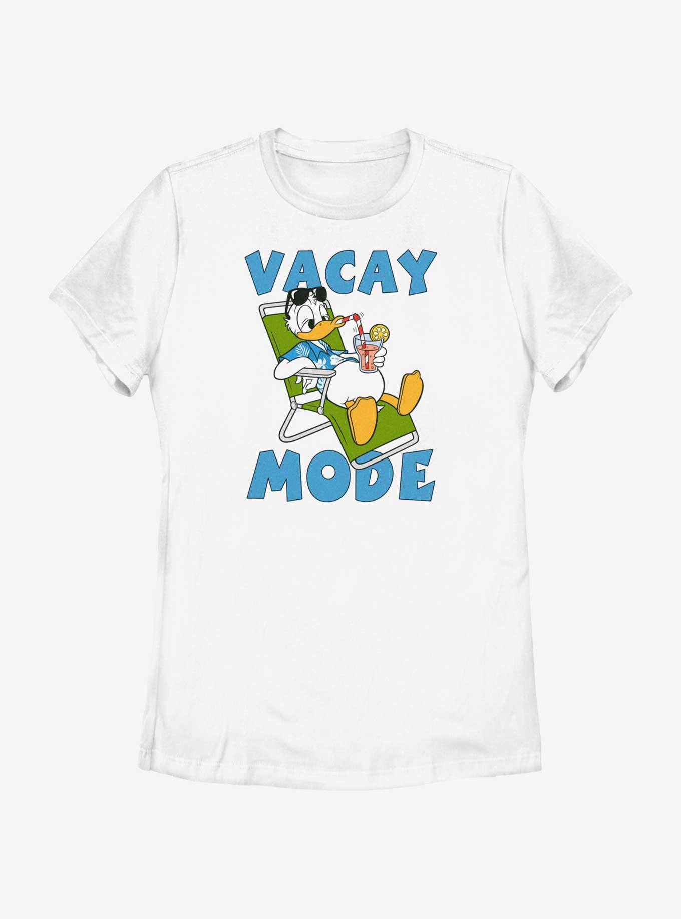 Disney Mickey Mouse Donald Vacay Mode Womens T-Shirt, , hi-res