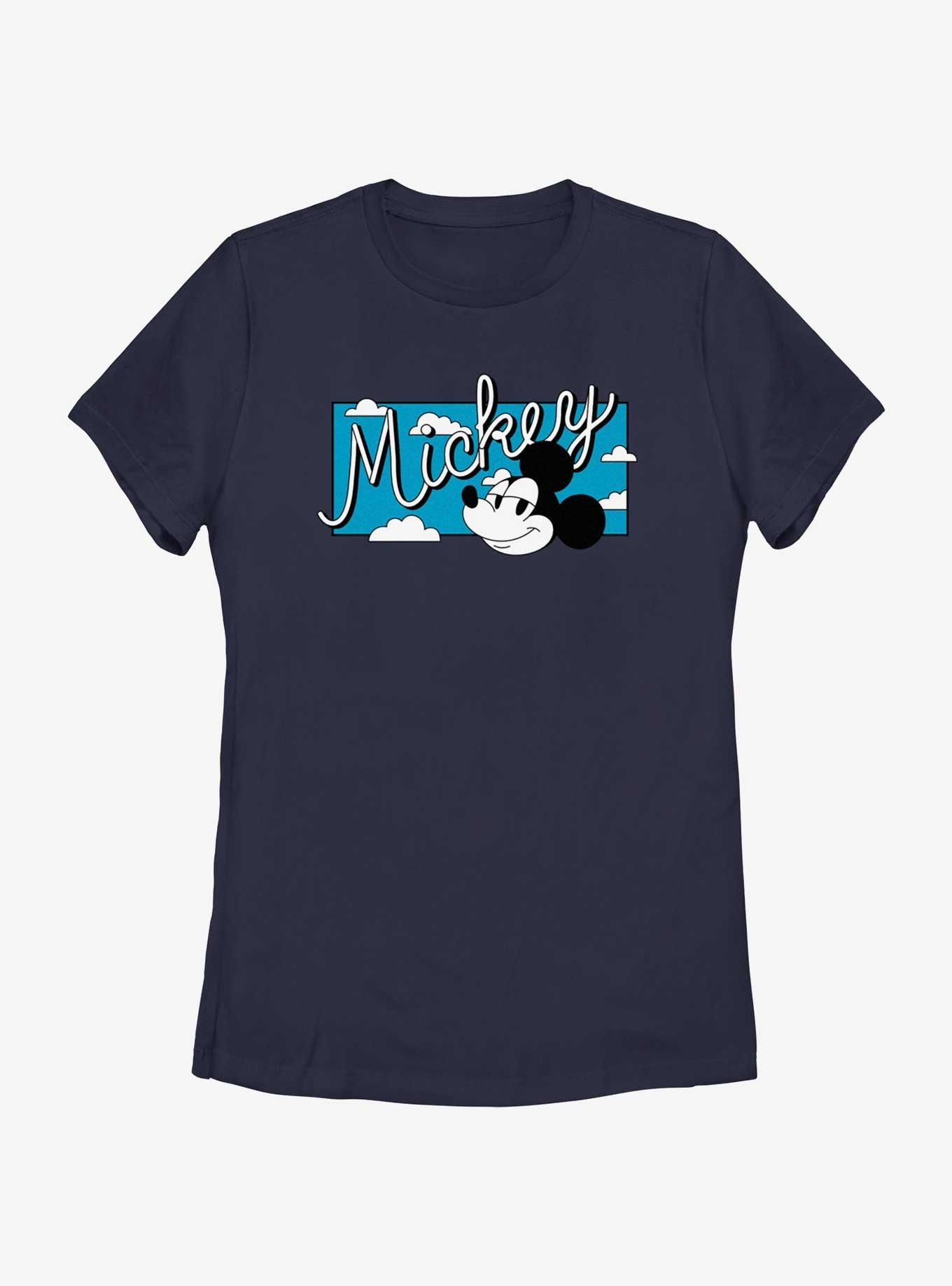 Disney Mickey Mouse Mickey Head Sky Womens T-Shirt, , hi-res