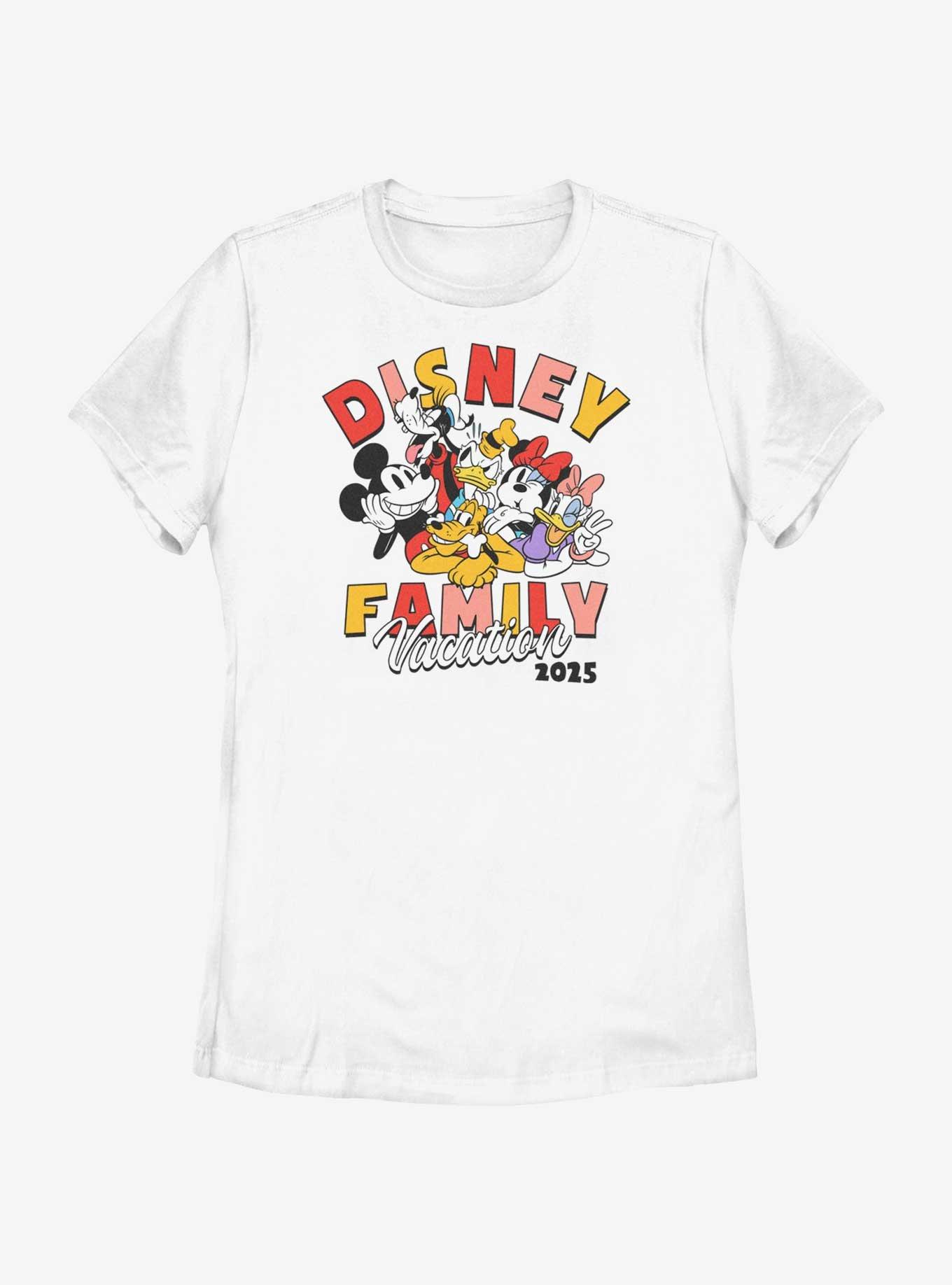 Disney Mickey Mouse Fam Vacay 2025 Womens T-Shirt, , hi-res