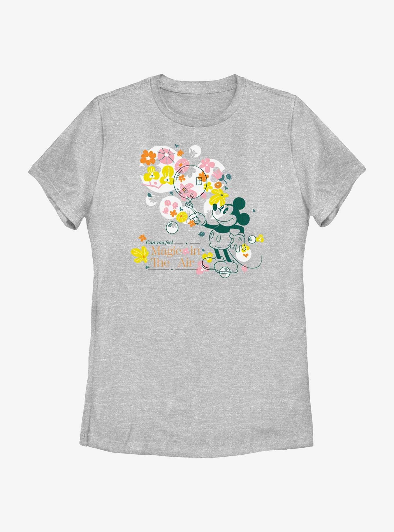 Disney Mickey Mouse Magic In The Air Womens T-Shirt, ATH HTR, hi-res