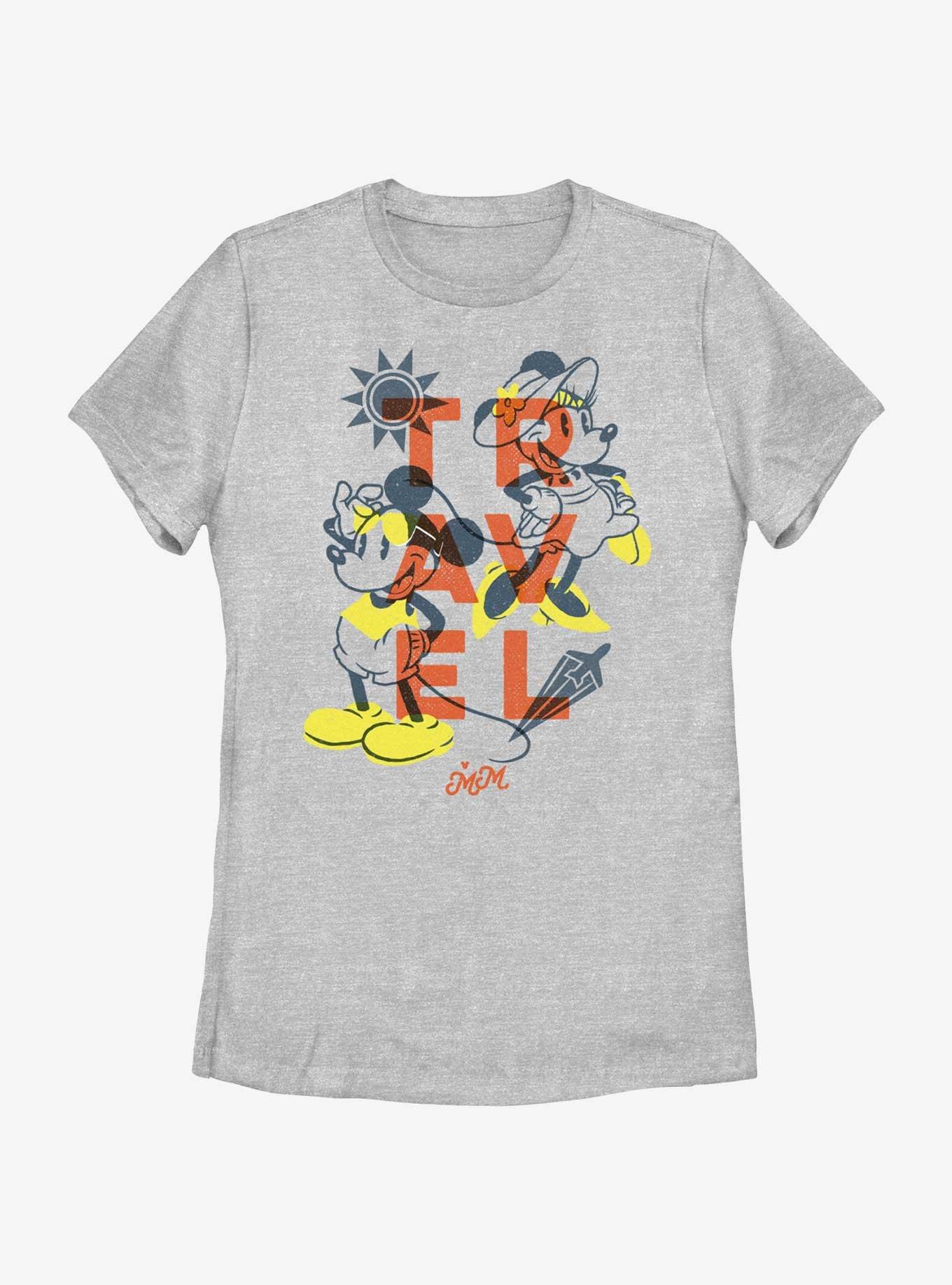 Disney Mickey Mouse With Minnie Travel Mood Womens T-Shirt, , hi-res