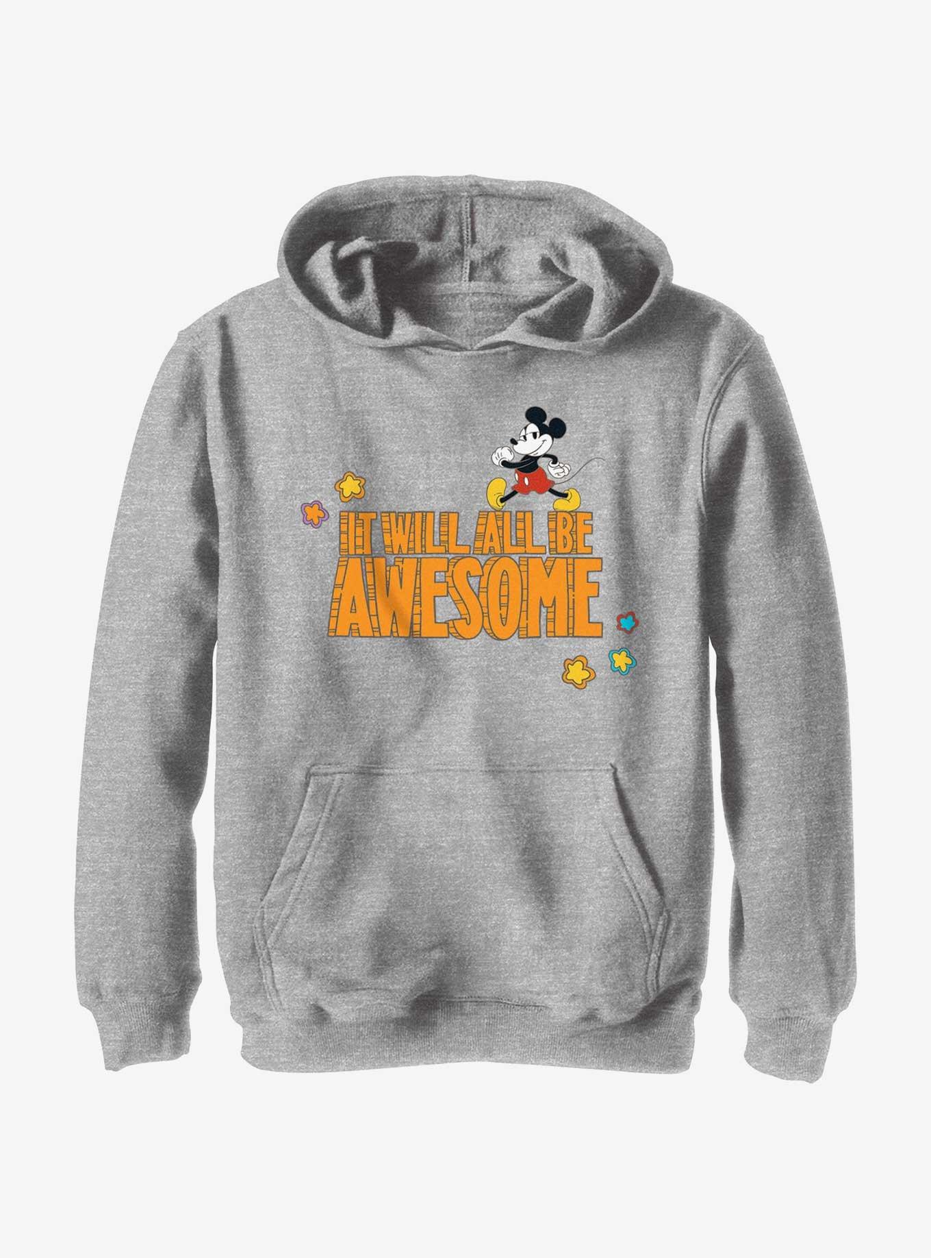 Disney Mickey Mouse Will All Be Awesome Youth Hoodie, , hi-res