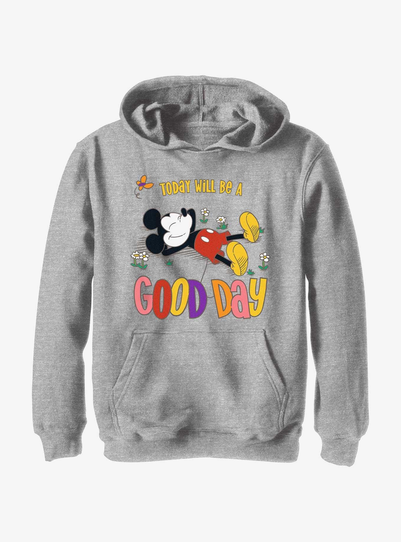 Disney Mickey Mouse Will Be A Good Day Youth Hoodie, , hi-res