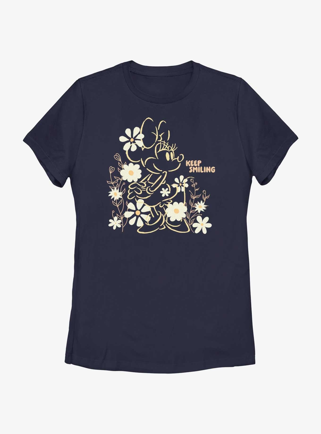 Disney Minnie Mouse Keep Smiling Womens T-Shirt, , hi-res