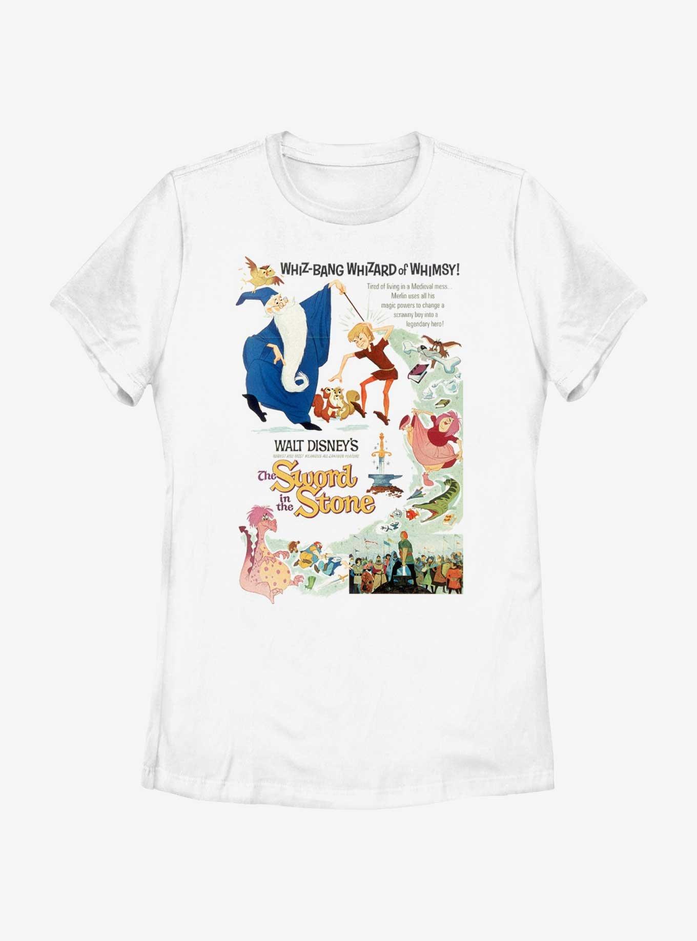 Disney The Sword in the Stone Poster Womens T-Shirt, , hi-res