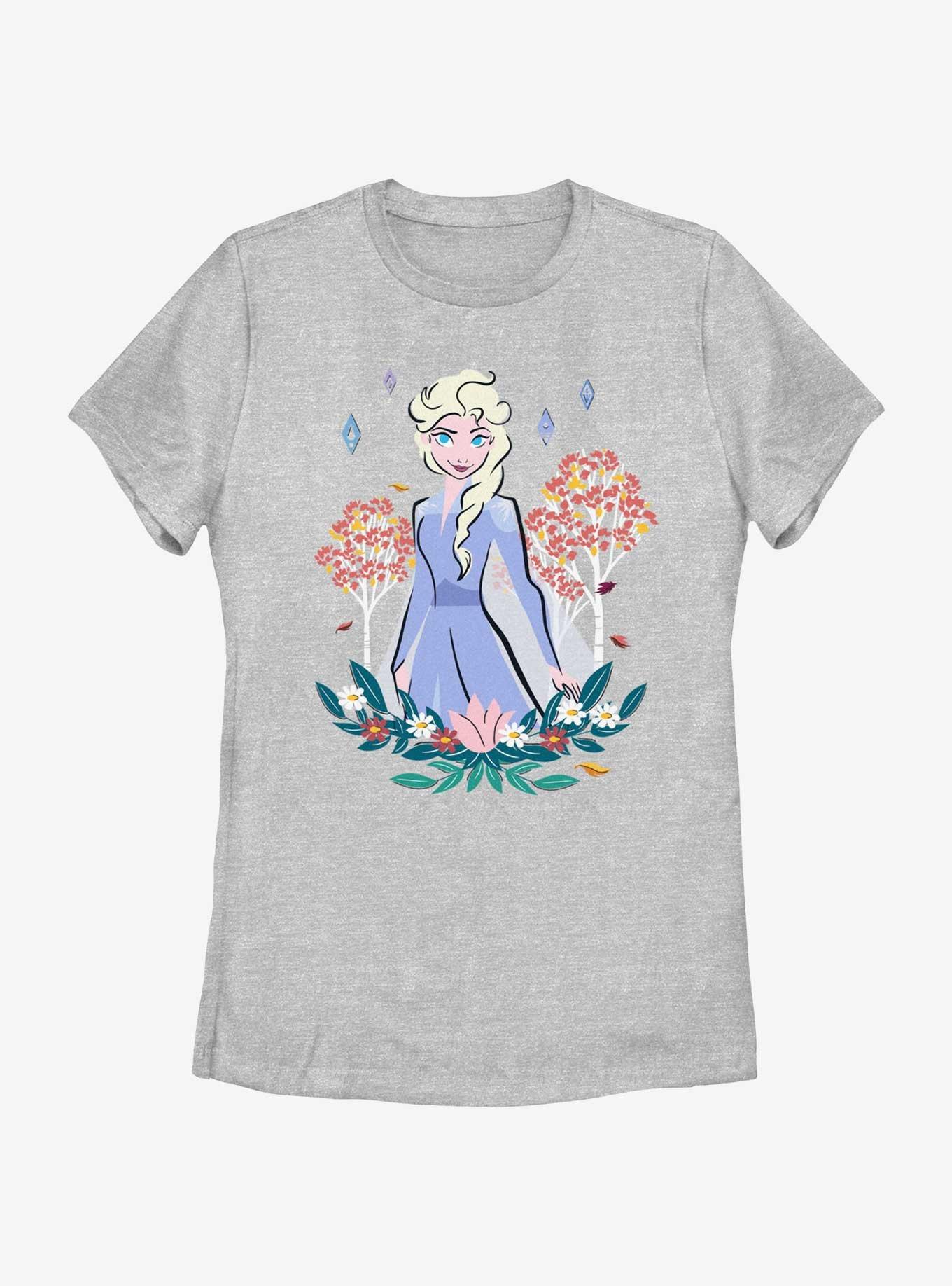 Disney Frozen Elsa Flowers Womens T-Shirt, , hi-res