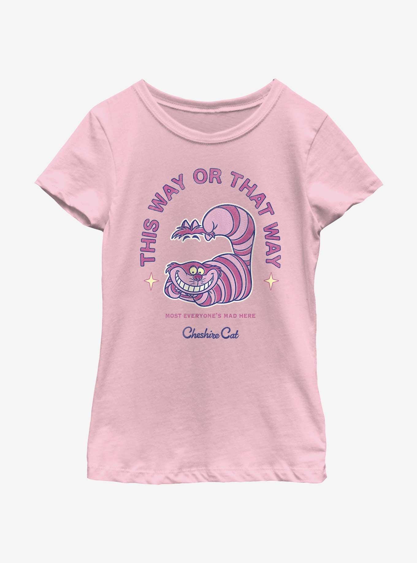 Disney Alice in Wonderland Cheshire Cat's Way Youth Girls T-Shirt, , hi-res