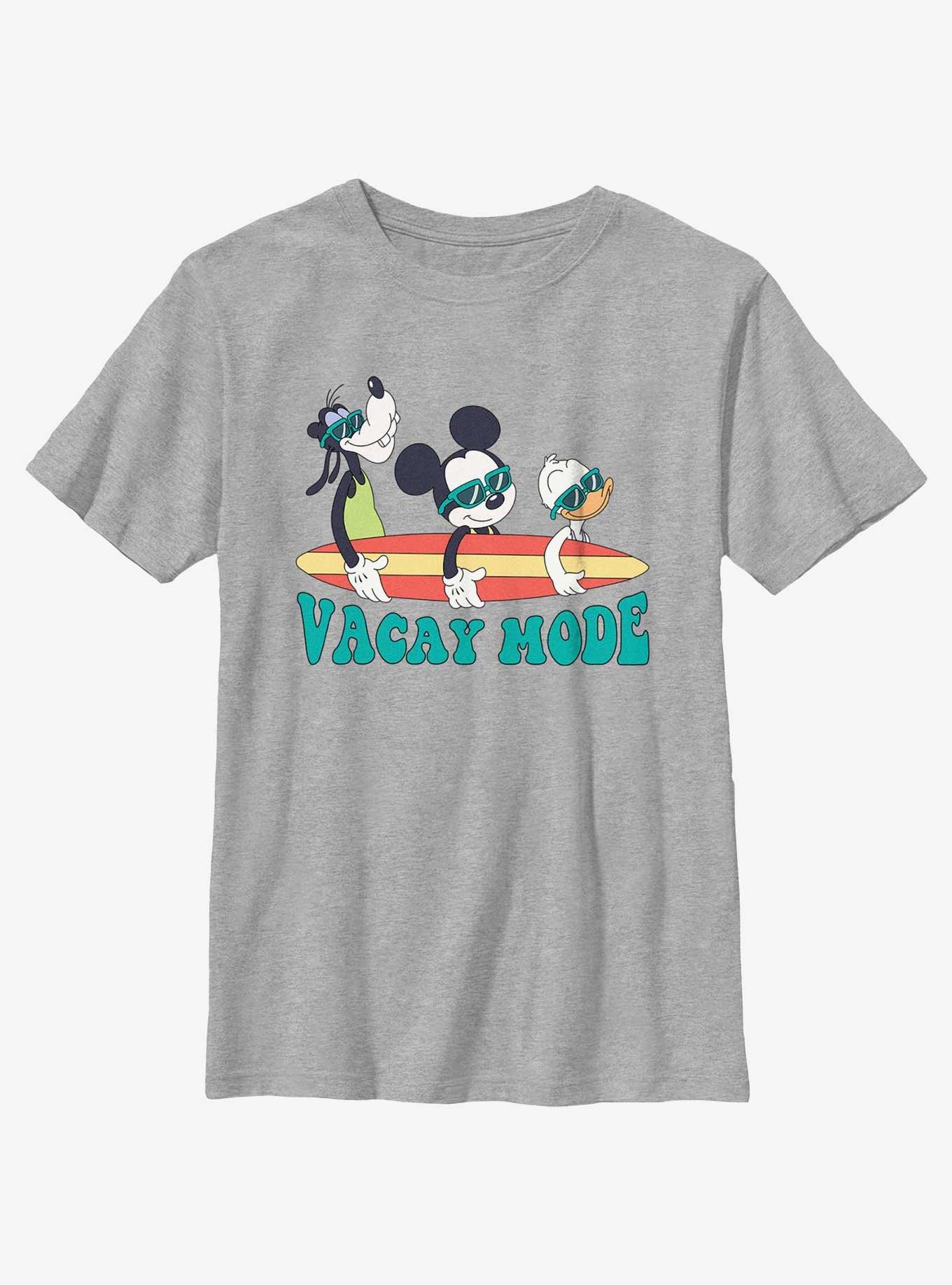 Disney Mickey Mouse Vacay Mode Pals Youth T-Shirt, ATH HTR, hi-res