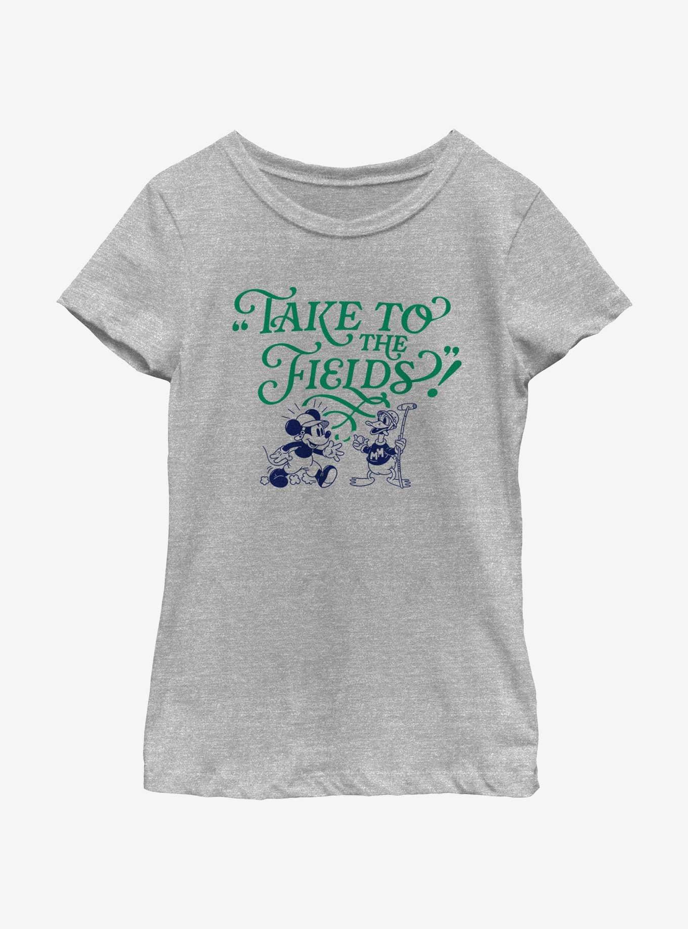 Disney Mickey Mouse Take To The Fields Youth Girls T-Shirt, , hi-res