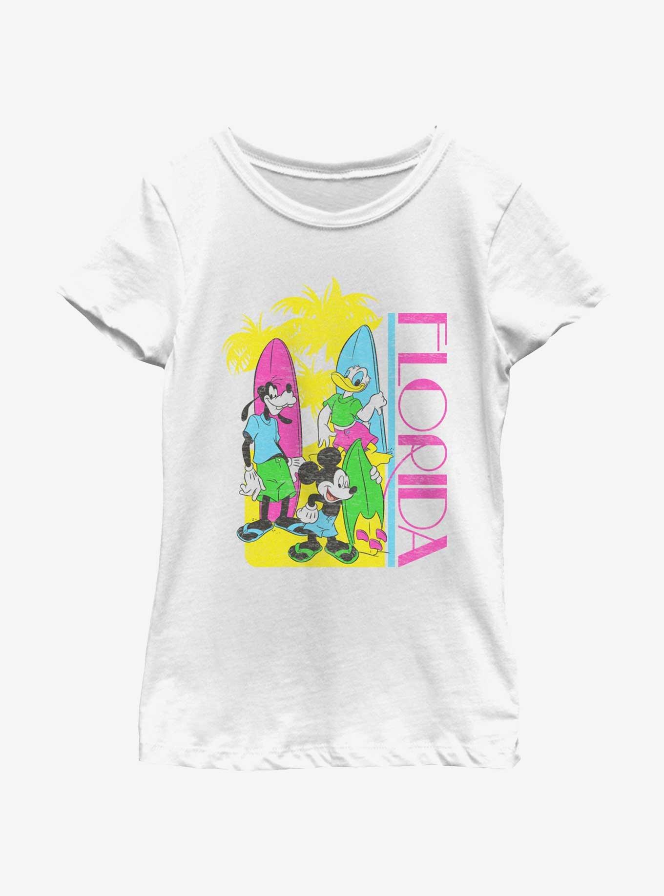 Disney Mickey Mouse Florida Vibes Youth Girls T-Shirt, , hi-res