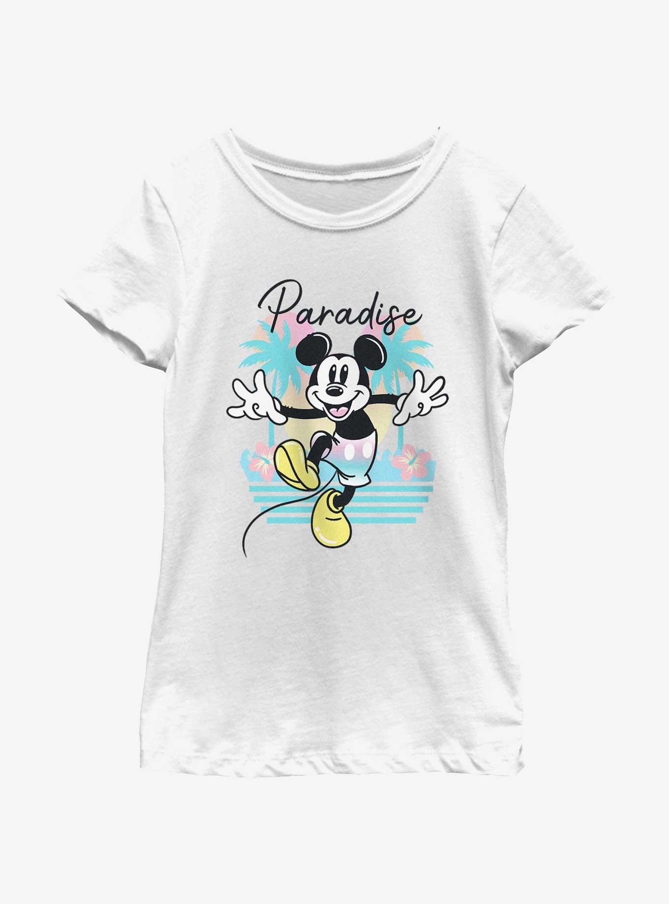Disney Mickey Mouse Mickey In Paradise Youth Girls T-Shirt, , hi-res