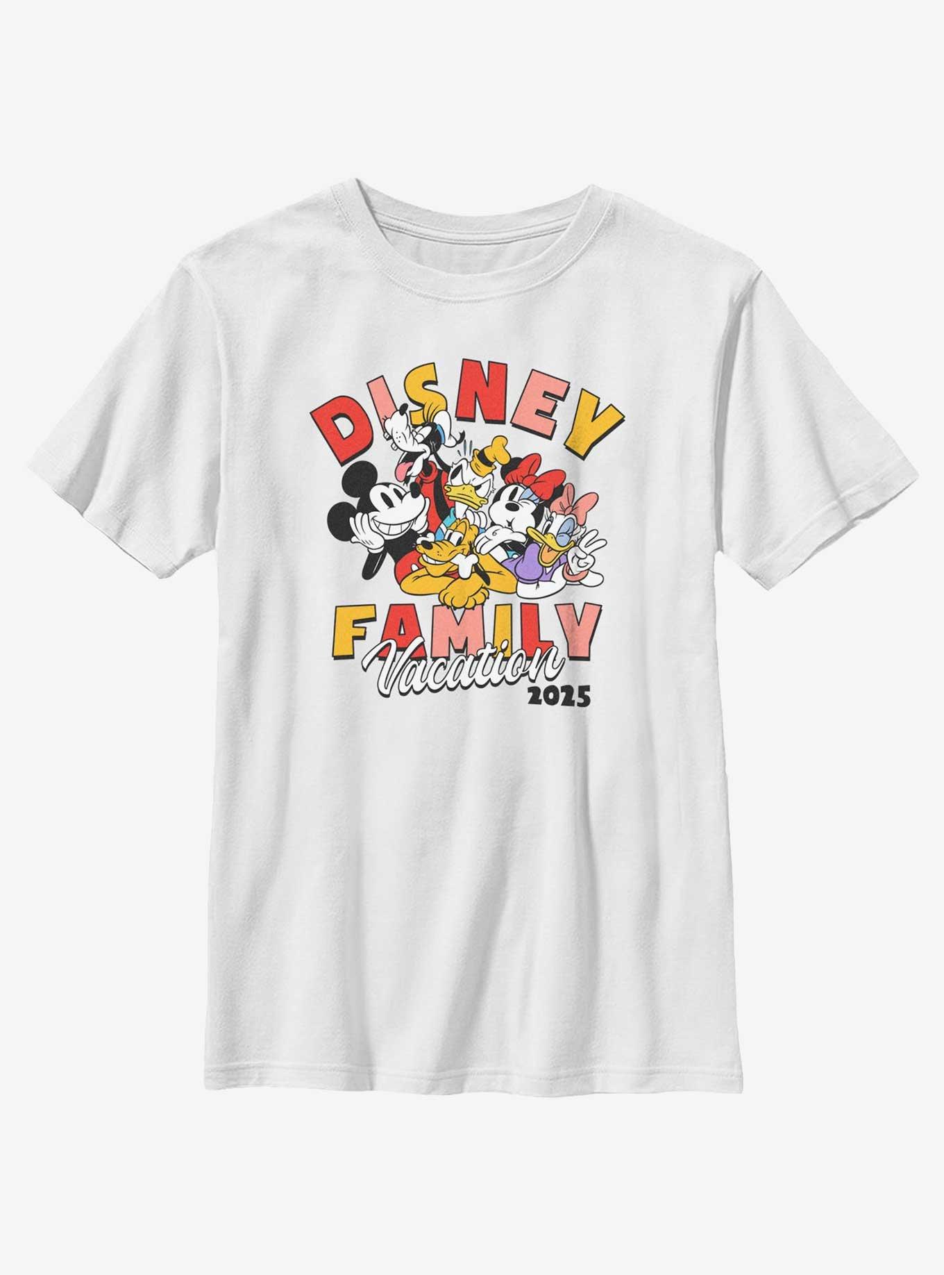Disney Mickey Mouse Fam Vacay 2025 Youth T-Shirt, , hi-res