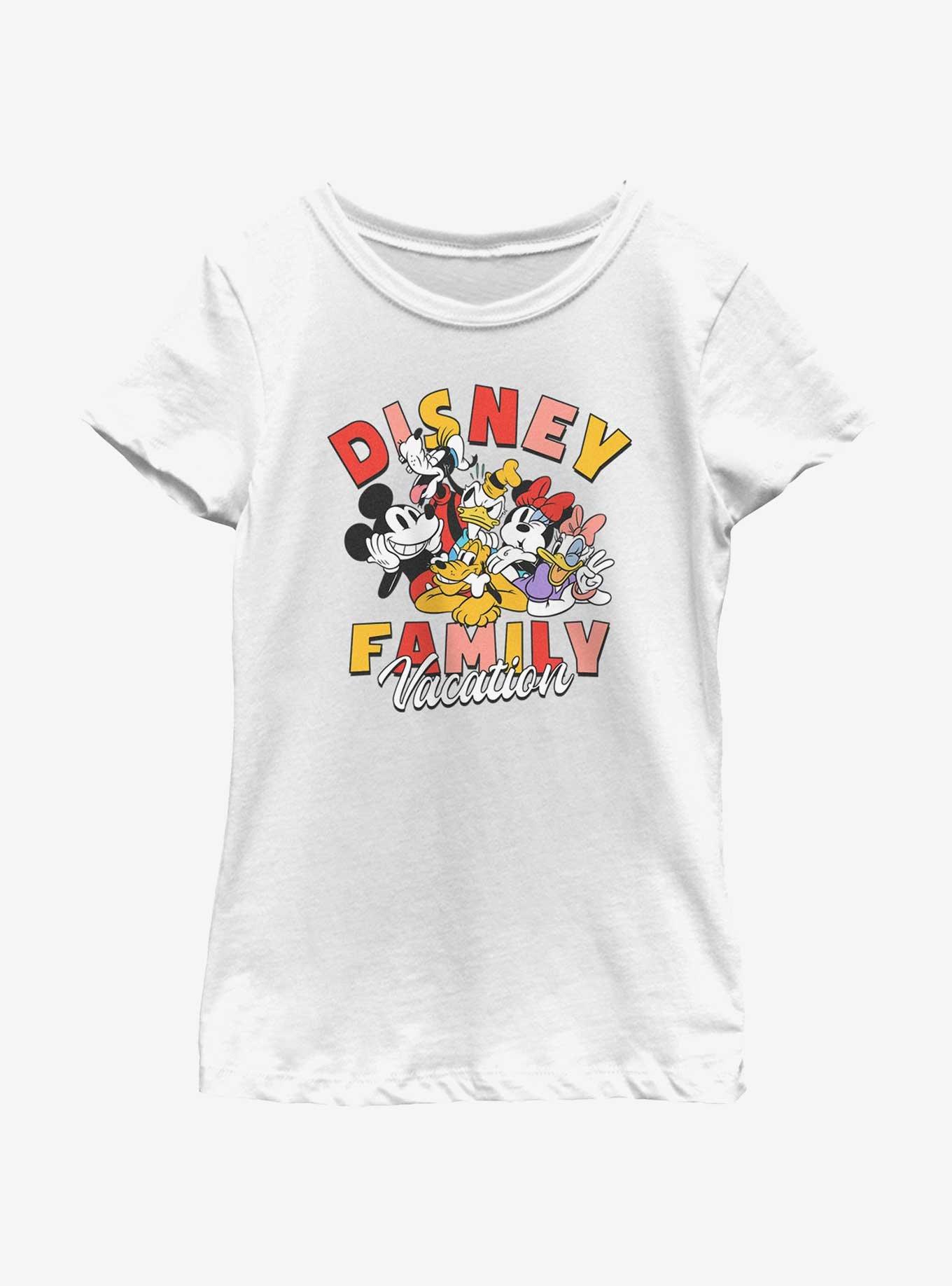 Disney Mickey Mouse Fam Vacay Youth Girls T-Shirt, , hi-res