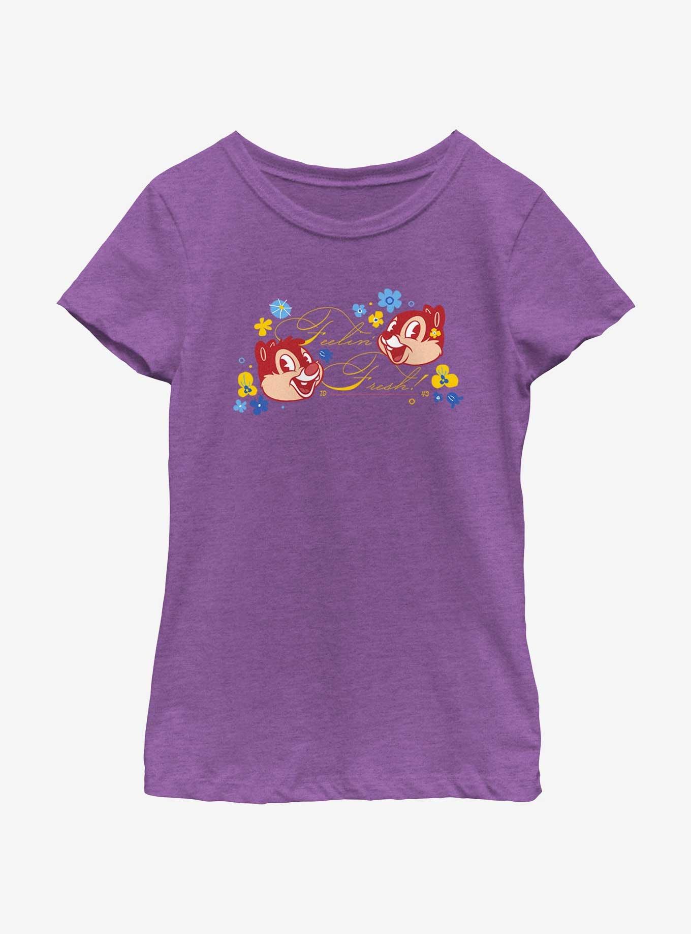 Disney Mickey Mouse Feelin Fresh Youth Girls T-Shirt, PURPLE BERRY, hi-res