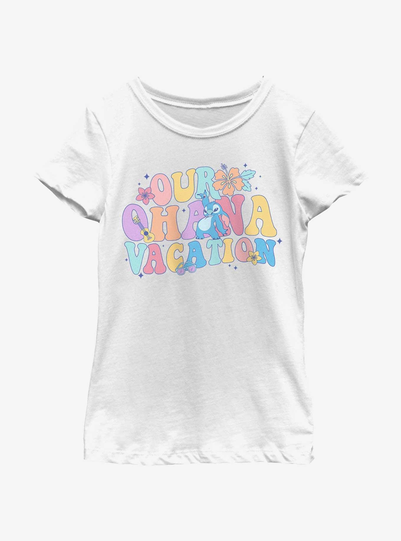 Disney Lilo & Stitch Ohana Vacay Youth Girls T-Shirt, , hi-res