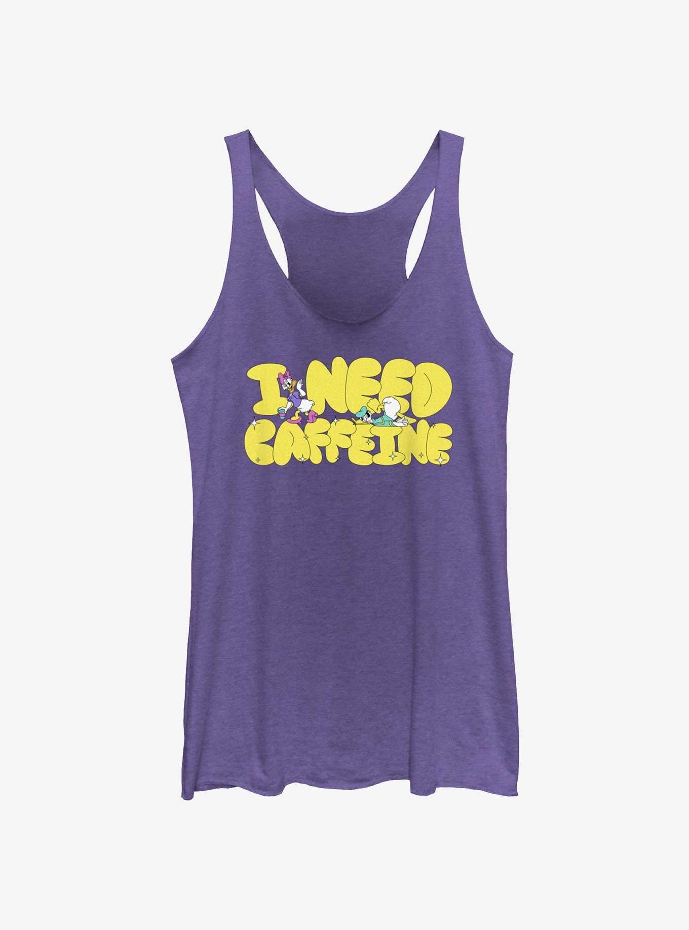 Disney Mickey Mouse I Need Caffeine Womens Tank, , hi-res