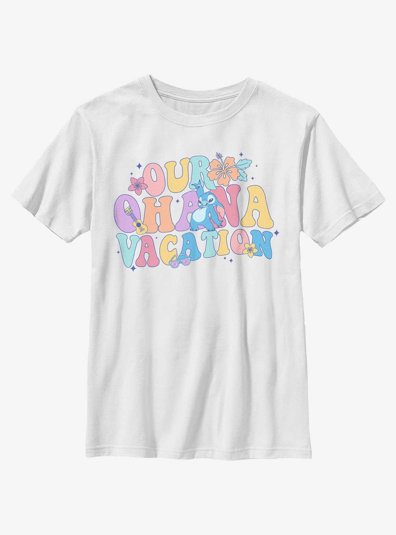 Disney Lilo & Stitch Ohana Vacay Youth T-Shirt, , hi-res