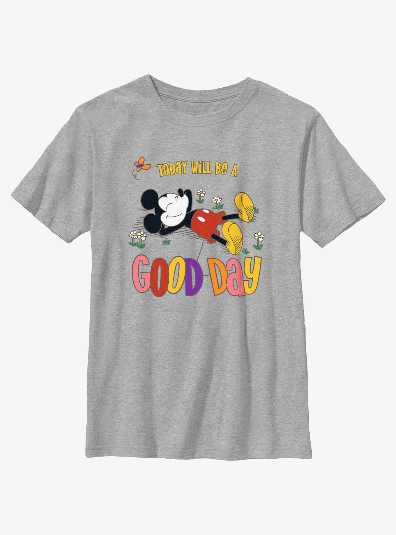 Disney Mickey Mouse Will Be A Good Day Youth T-Shirt, , hi-res