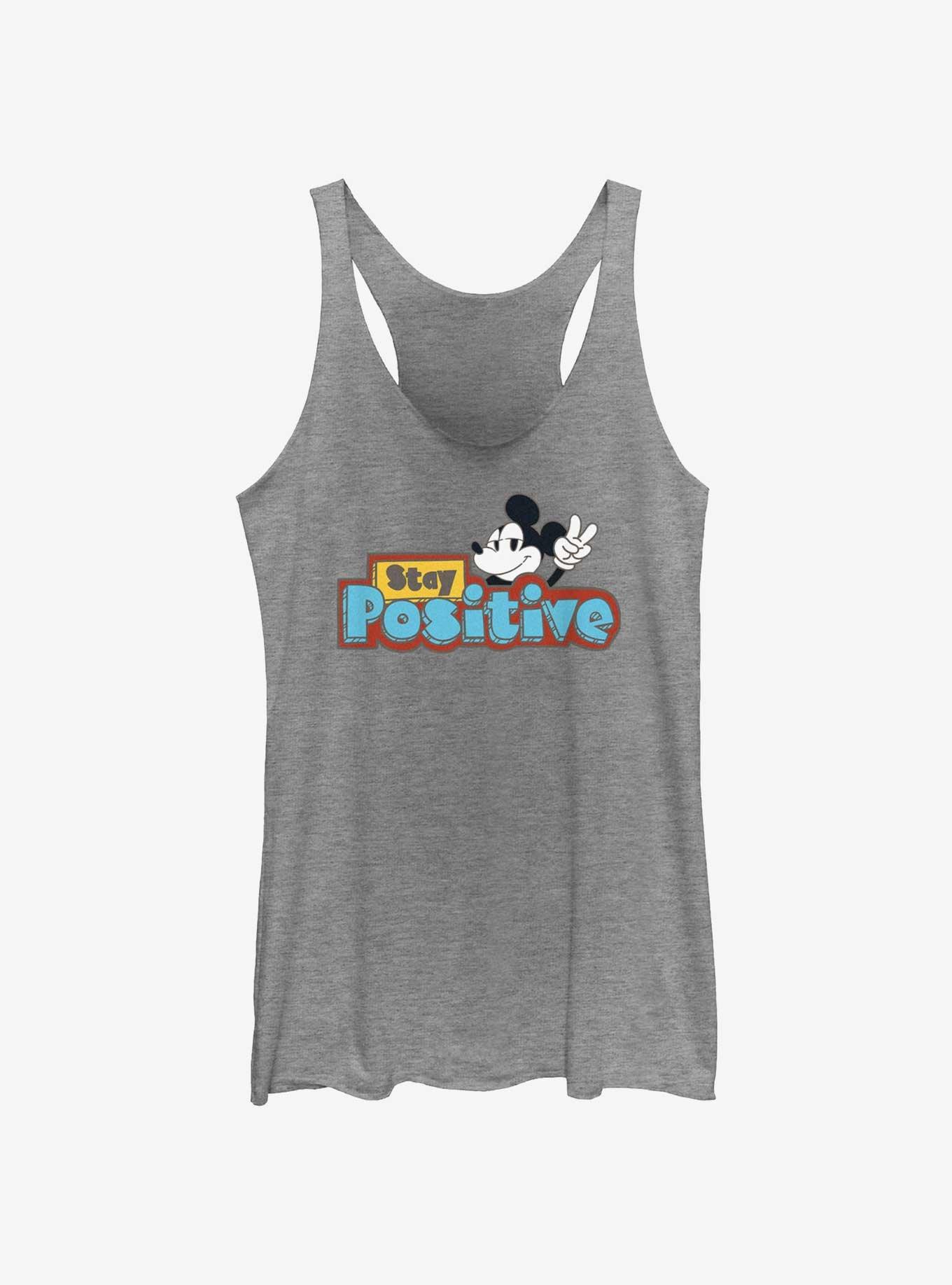 Disney Mickey Mouse Stay Positive Womens Tank, , hi-res