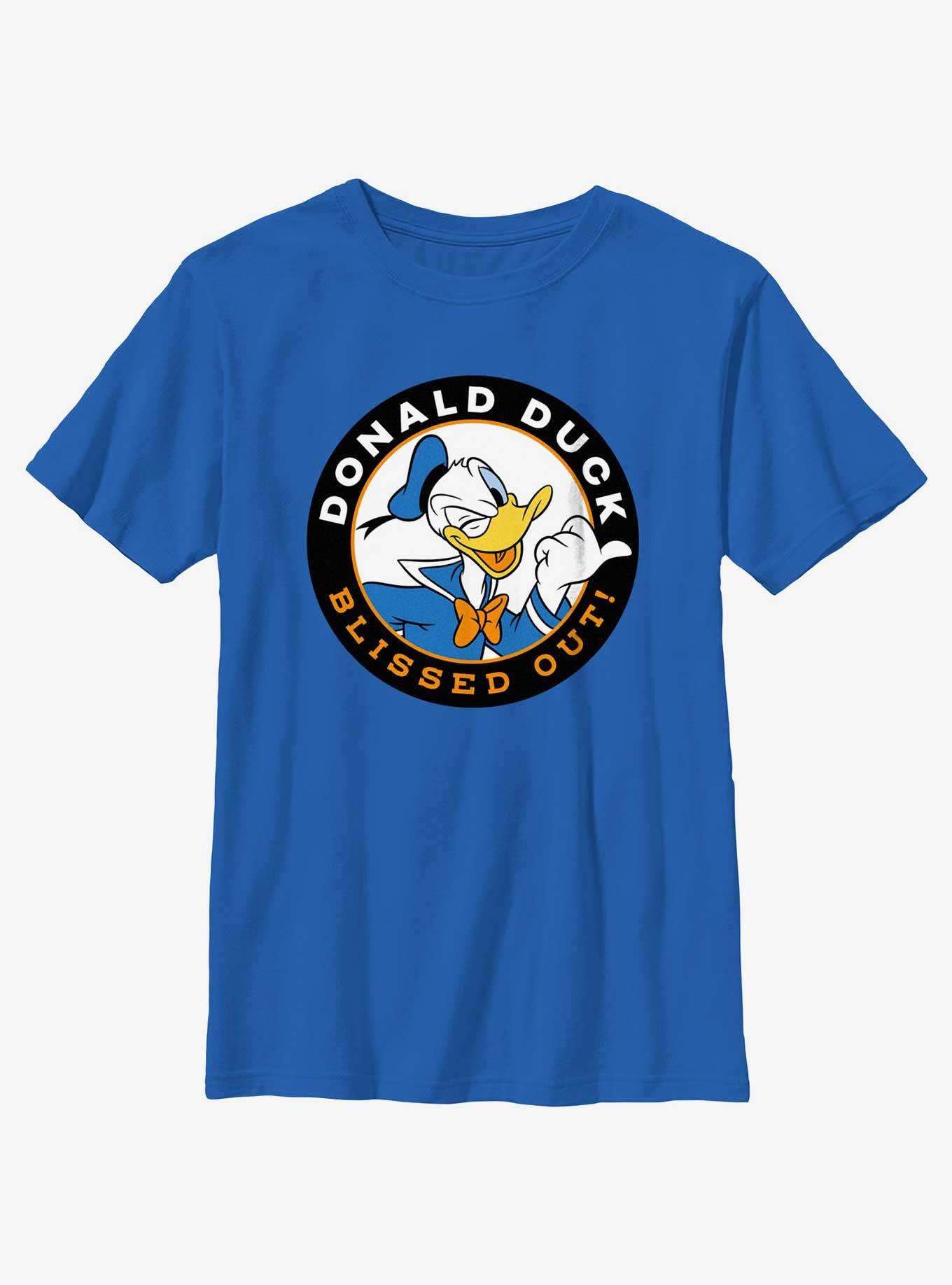 Disney Mickey Mouse Donald Duck Blissed Out Youth T-Shirt, , hi-res