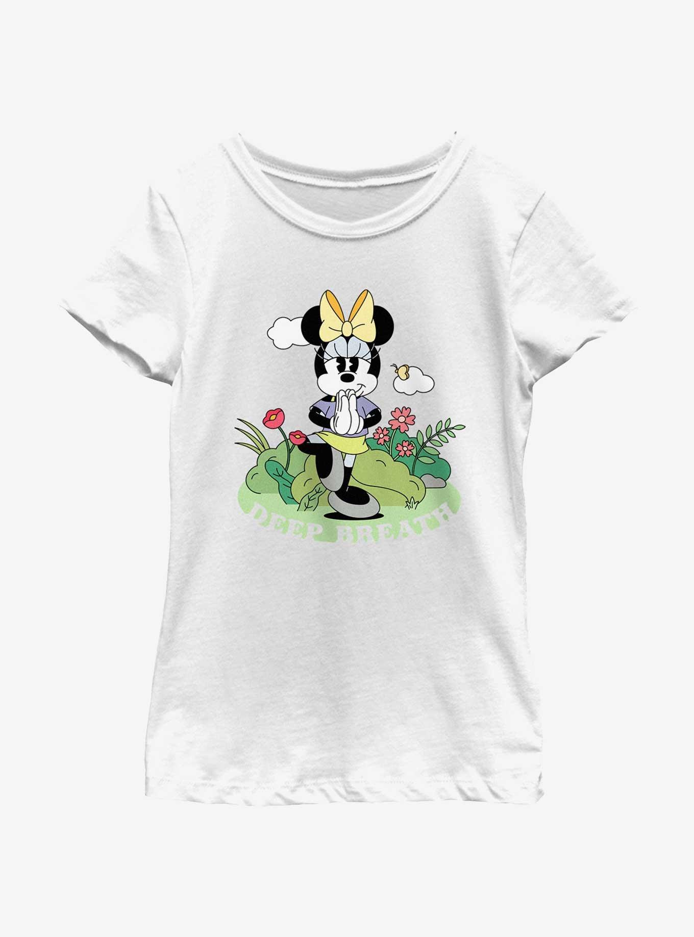 Disney Minnie Mouse Deep Breath Youth Girls T-Shirt, , hi-res