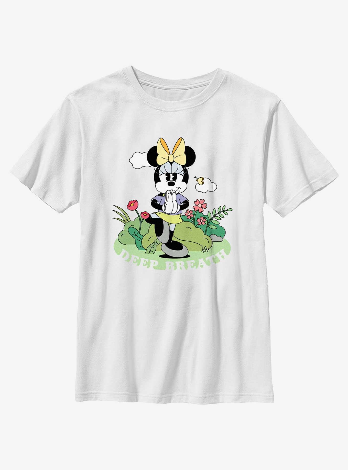 Disney Minnie Mouse Deep Breath Youth T-Shirt, , hi-res