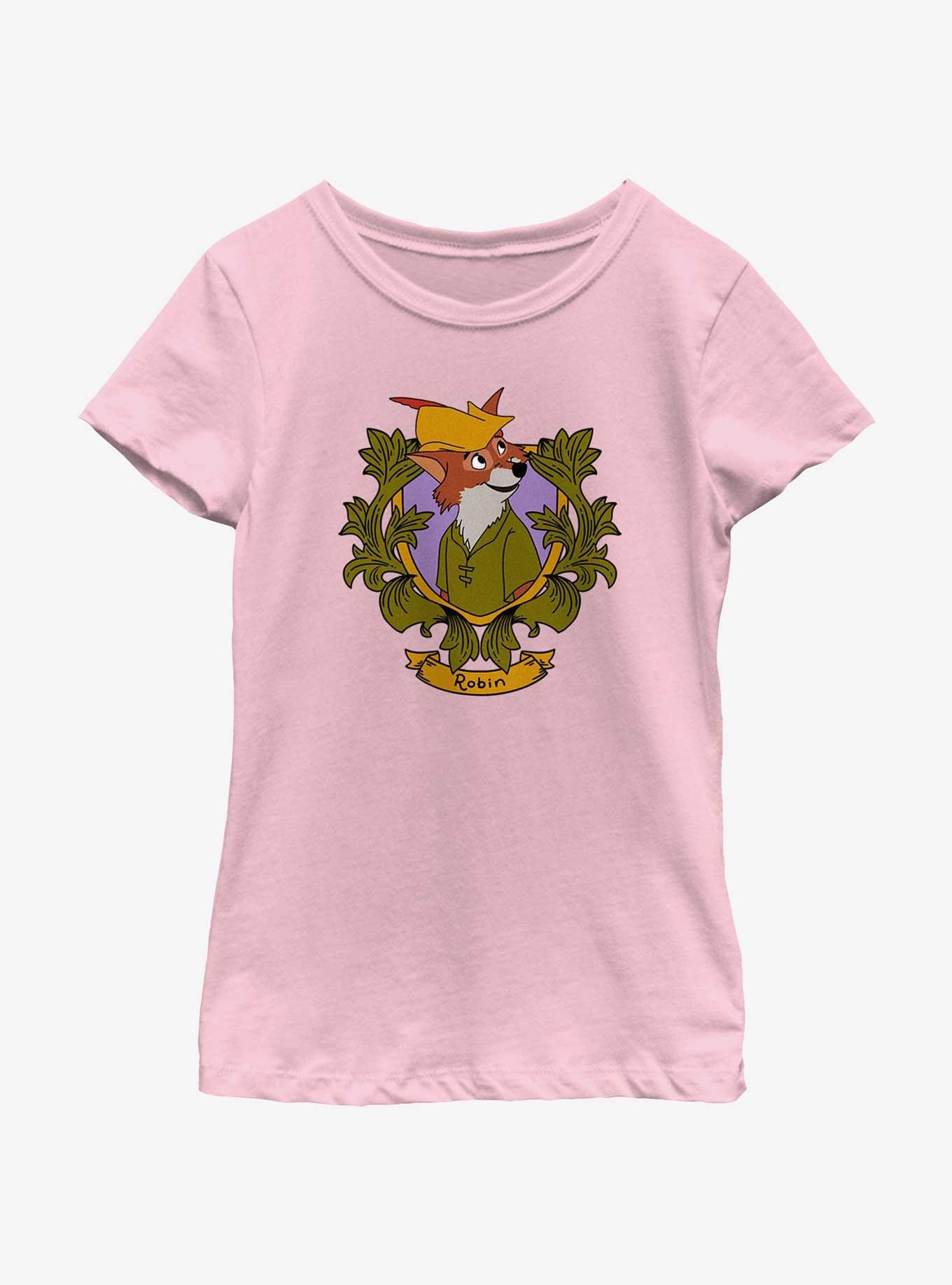 Disney Robin Hood Robin Fox Youth Girls T-Shirt, PINK, hi-res