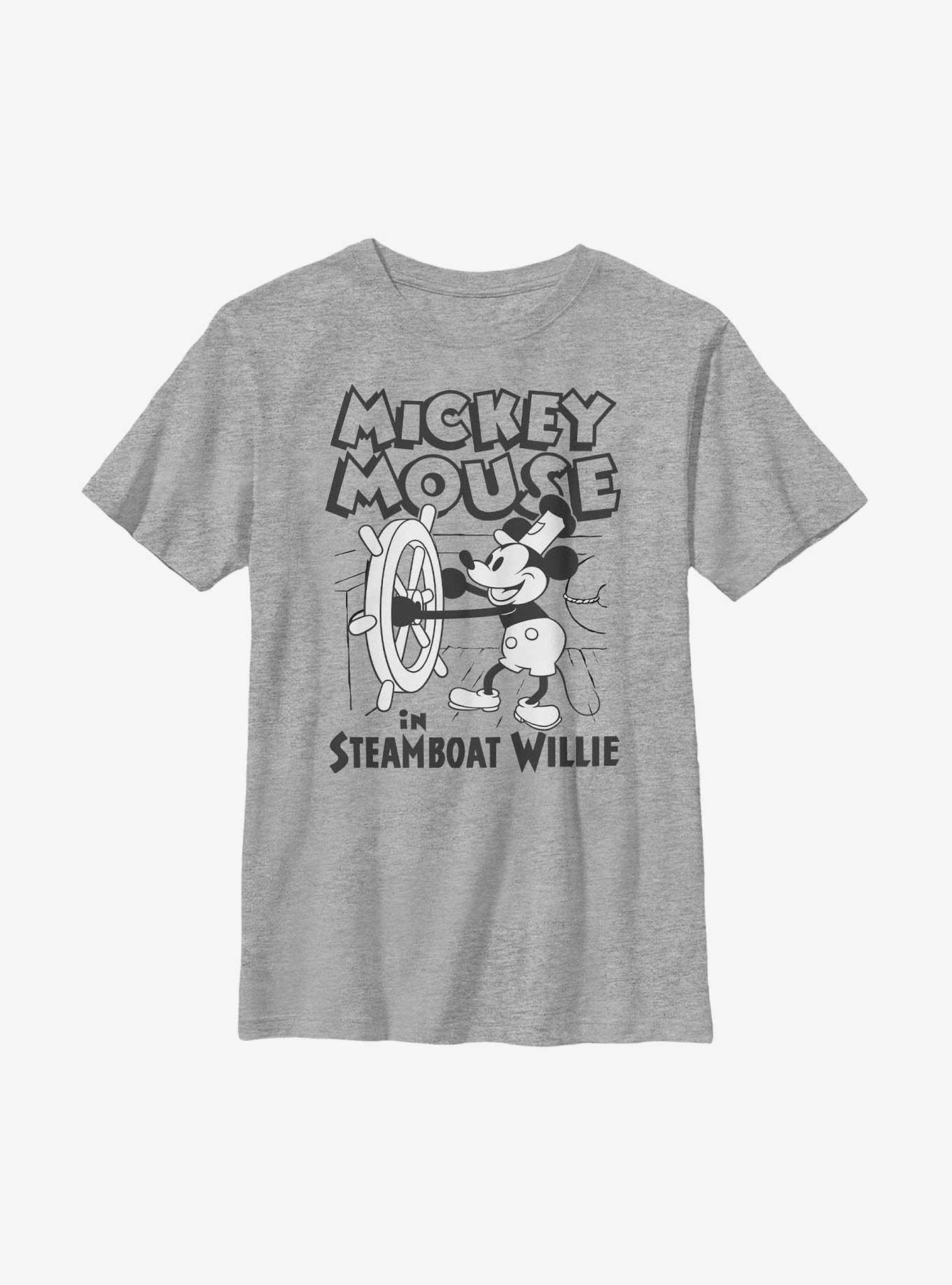 Disney Mickey Mouse Steamboat Youth T-Shirt, , hi-res